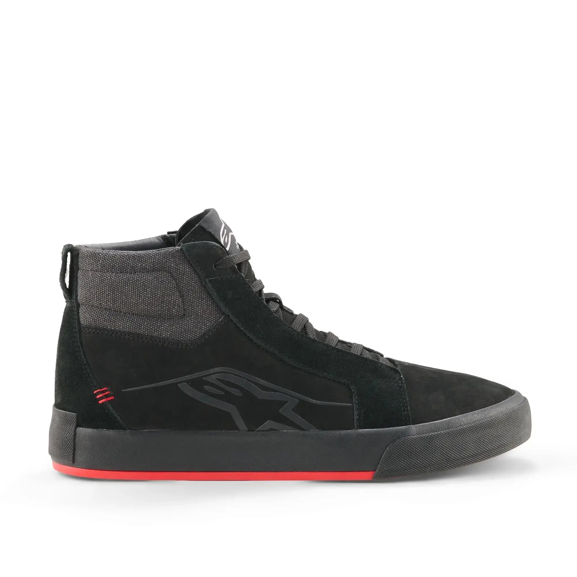 Alpinestars Ride-63 Leather Shoes Black / Bright Red FREE UK Delivery, FREE 365 Day Returns | Moto Central