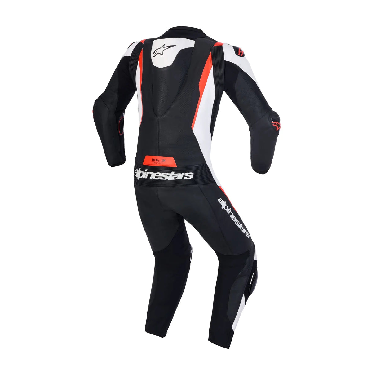 Alpinestars Missile V3 One Piece Leather Suit Black / White / Fluo Red FREE UK Delivery, FREE 365 Day Returns | Moto Central