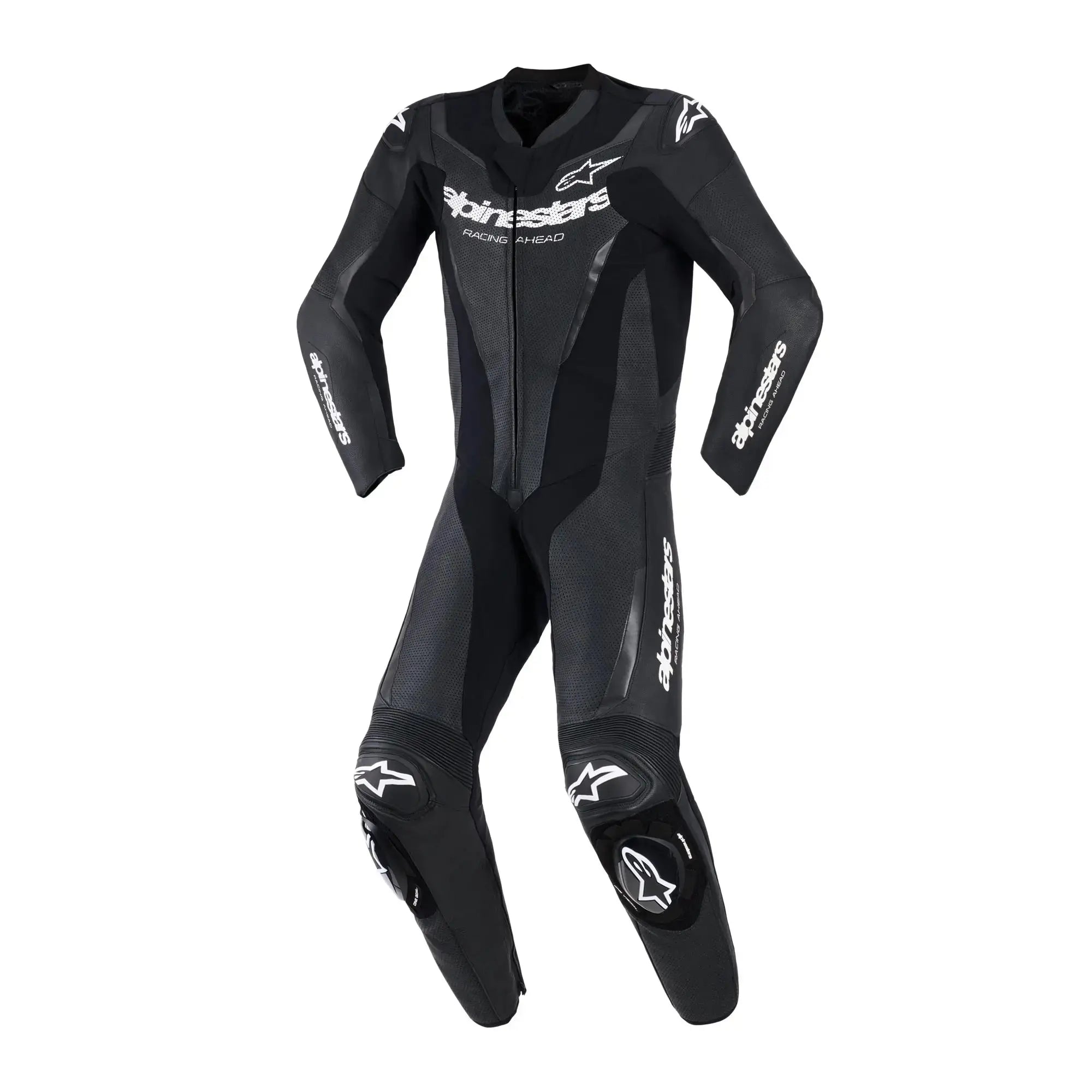 Alpinestars GP Force V2 One Piece Leather Suit Black FREE UK Delivery, FREE 365 Day Returns | Moto Central