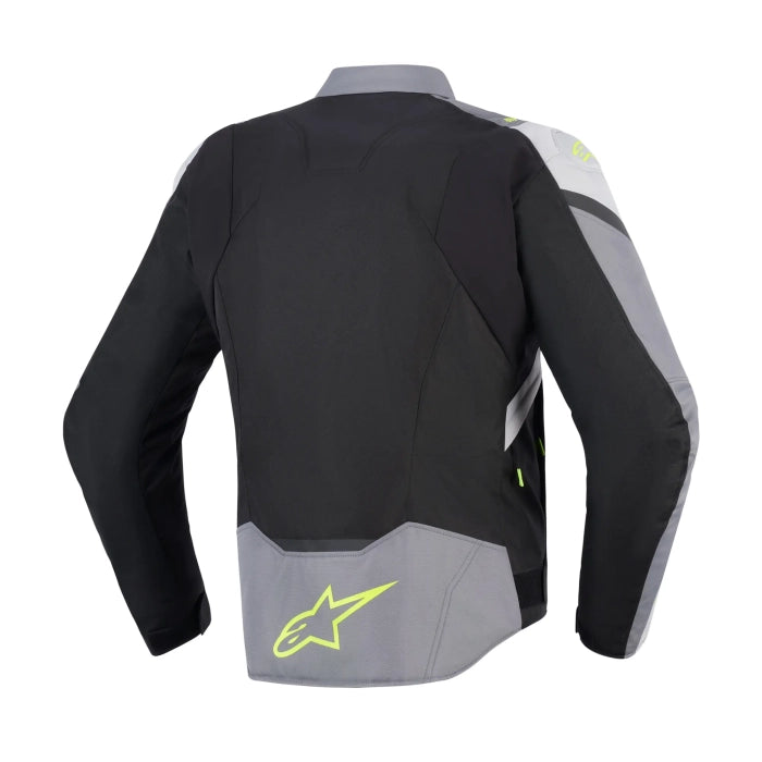 Alpinestars T-Jaws V4 Waterproof Textile Jacket Black / Ice Grey / Dark Grey FREE UK Delivery, FREE 365 Day Returns | Moto Central
