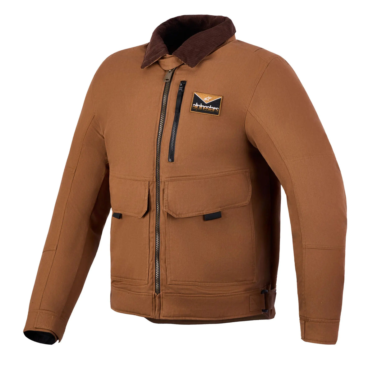 Alpinestars Mustang Waterproof Textile Jacket Dark Rust / Dark Brown FREE UK Delivery, FREE 365 Day Returns | Moto Central