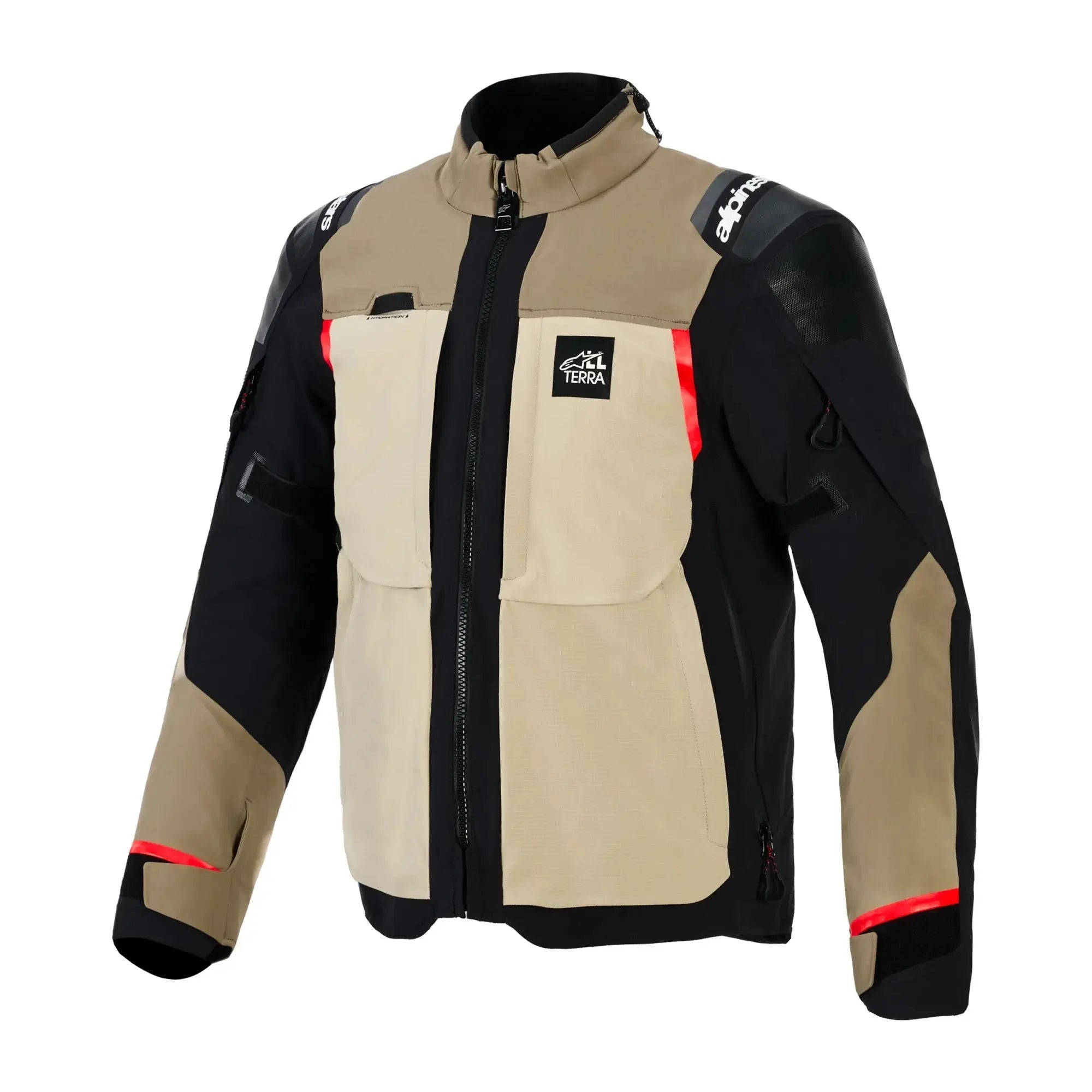 Alpinestars Andes Pro Drystar XF Textile Jacket Walnut Aluminum FREE UK Delivery, FREE 365 Day Returns | Moto Central