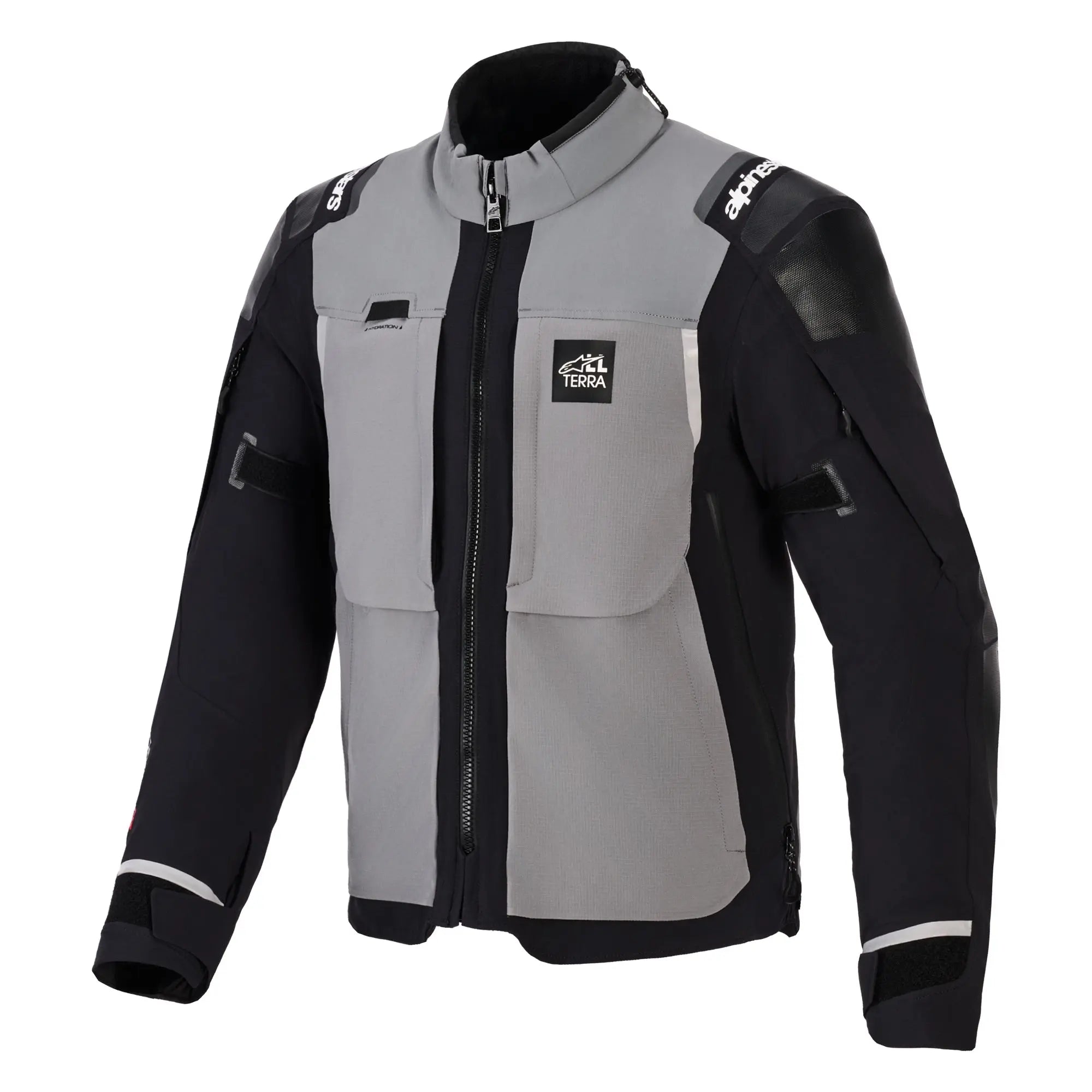 Alpinestars Andes Pro Drystar XF Textile Jacket Dark Grey / Black FREE UK Delivery, FREE 365 Day Returns | Moto Central