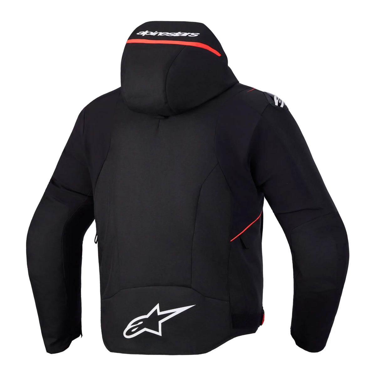 Alpinestars Zaca V2 Waterproof Textile Jacket Black / Fluo Red FREE UK Delivery, FREE 365 Day Returns | Moto Central