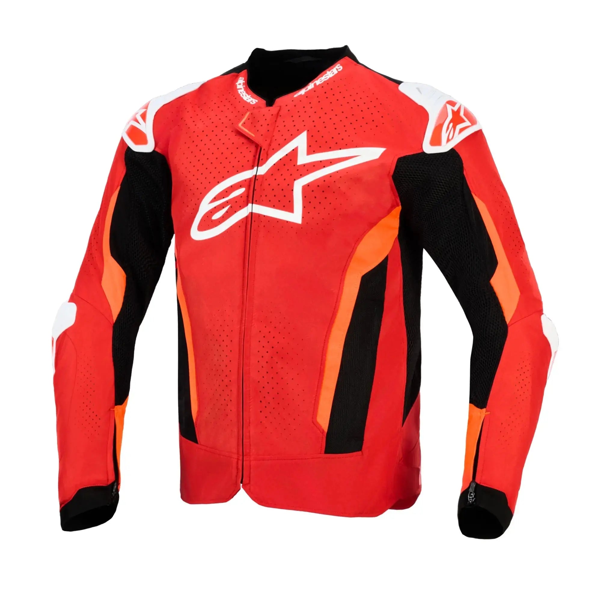 Alpinestars T-GP Air Textile Jacket Bright Red / Fluo Red FREE UK Delivery, FREE 365 Day Returns | Moto Central