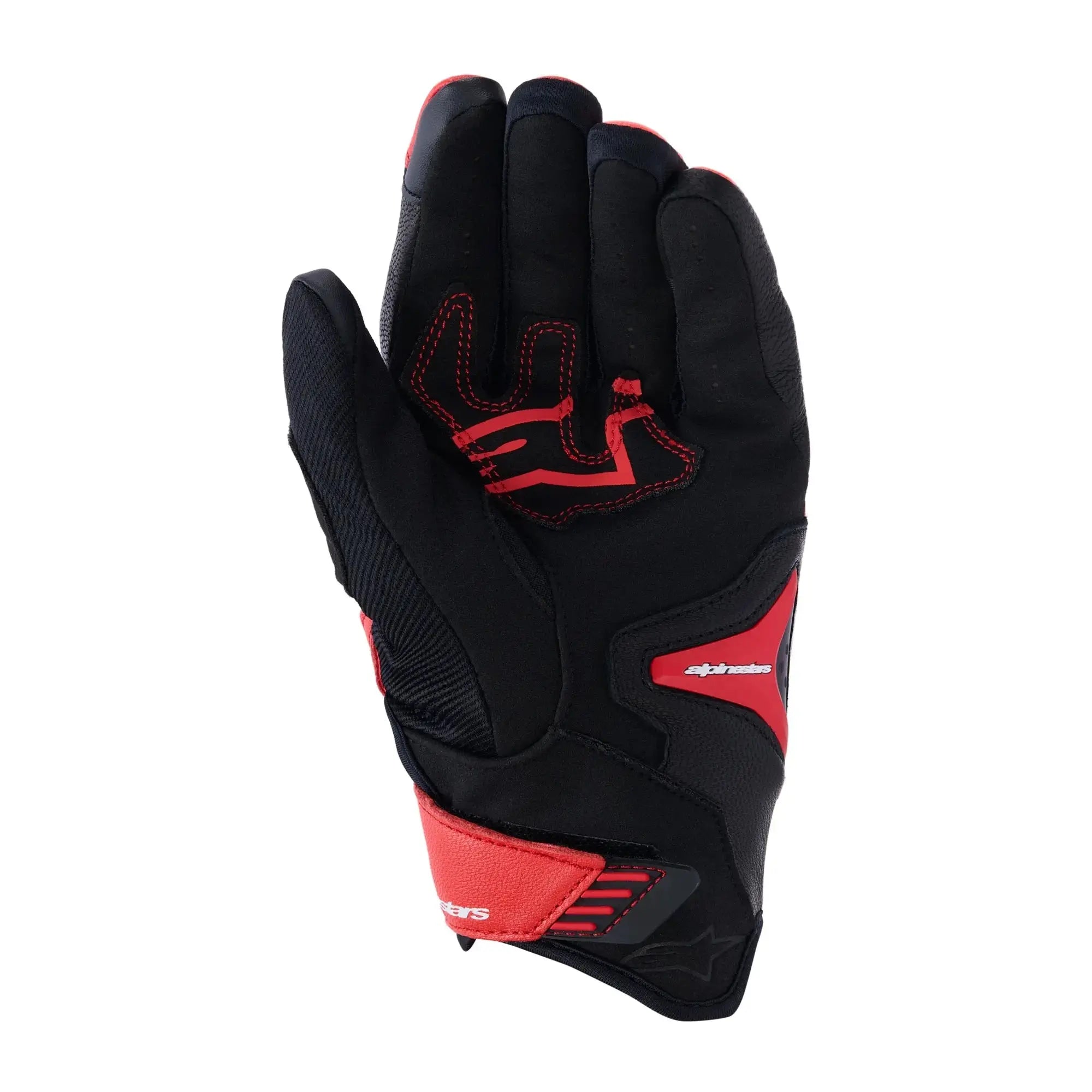 Alpinestars SP-R Pro Gloves Bright Red / Fluo Red / Black FREE UK Delivery, FREE 365 Day Returns | Moto Central