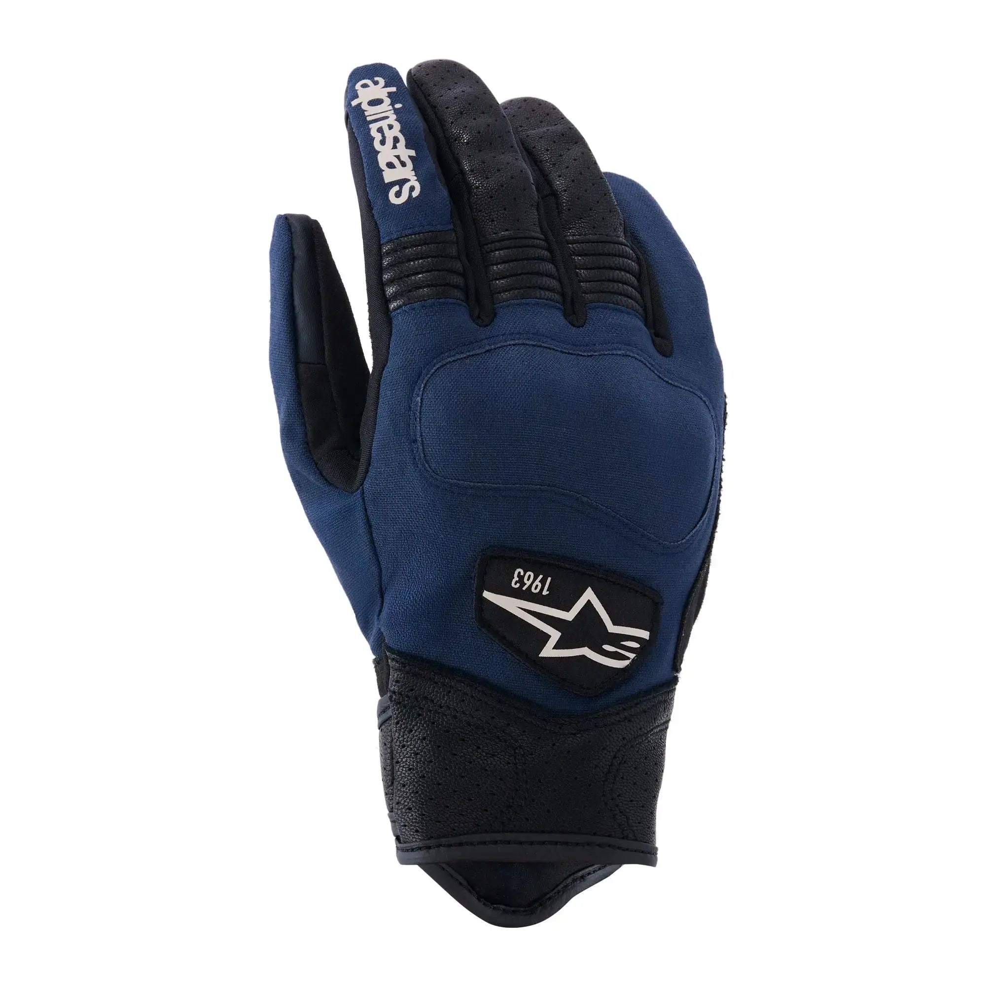 Alpinestars Tracker Textile Gloves Dark Blue / Black FREE UK Delivery, FREE 365 Day Returns | Moto Central
