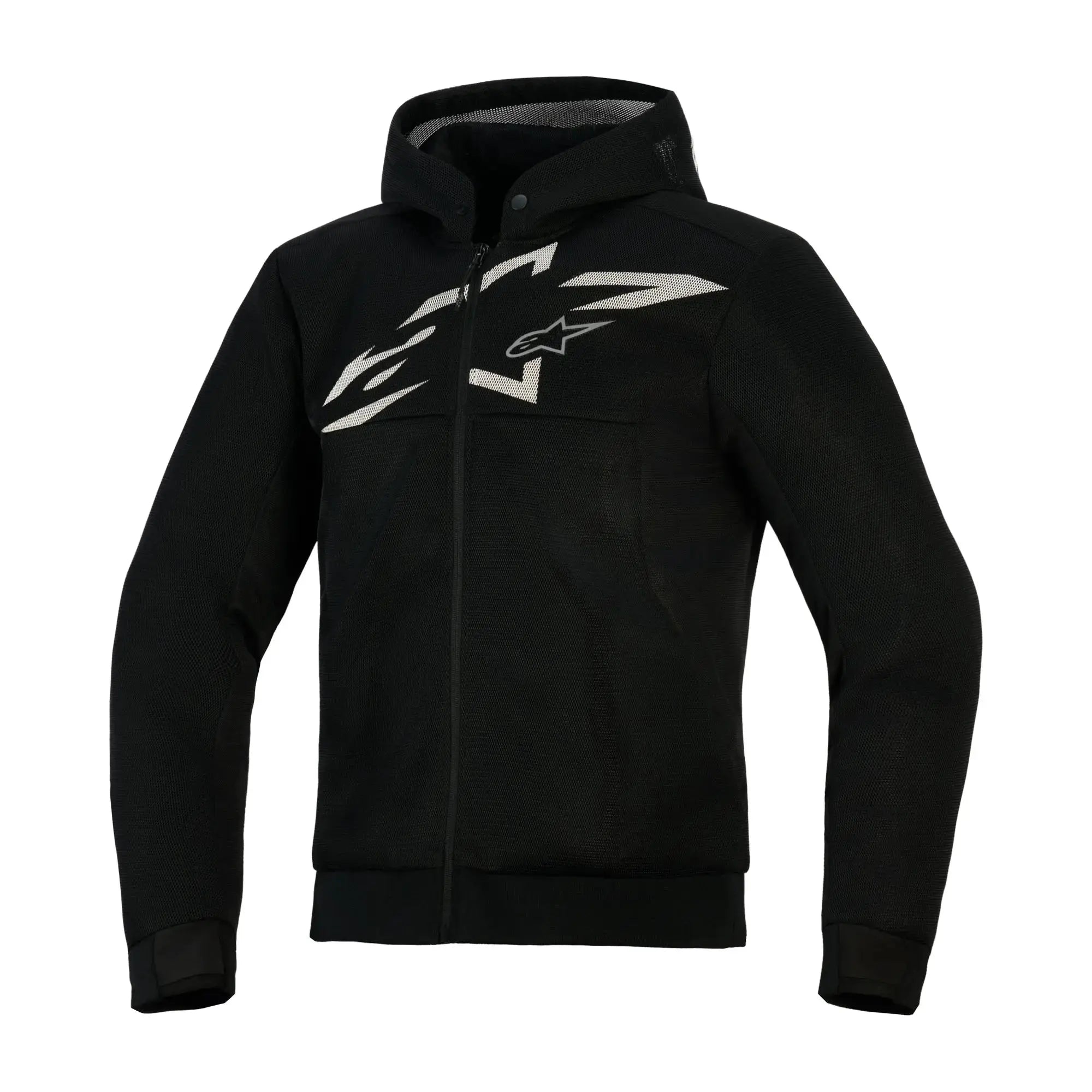 Alpinestars Chrome Superairflow Hoodie Black / Dark Grey / White FREE UK Delivery, FREE 365 Day Returns | Moto Central