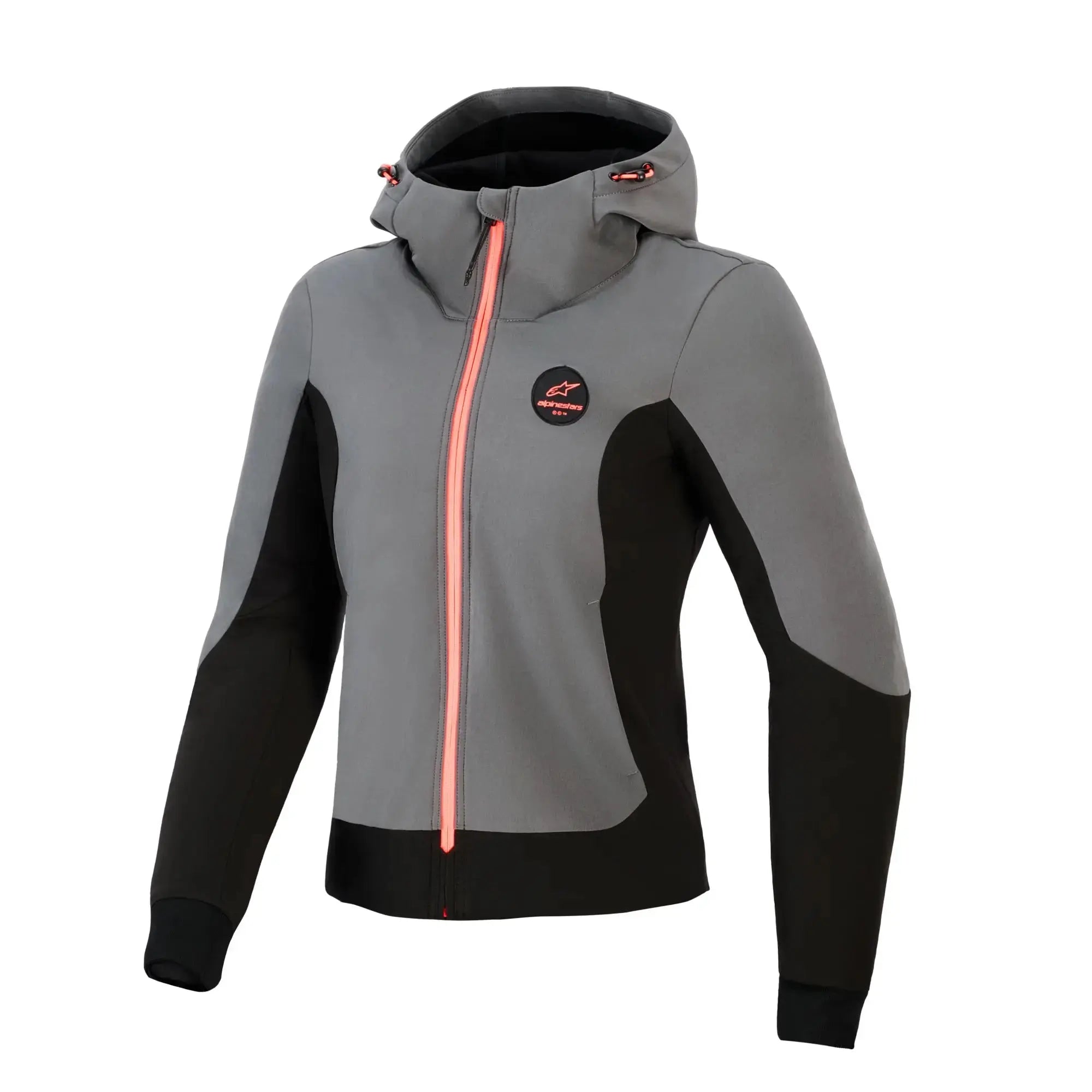 Alpinestars Stella Radium Tech Ladies Hoodie Deep Grey / Black FREE UK Delivery, FREE 365 Day Returns | Moto Central