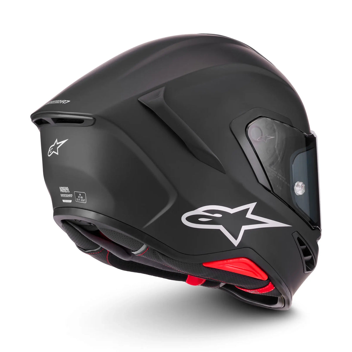 Alpinestars S-R7 Solid Matt Black FREE UK Delivery, FREE 365 Day Returns | Moto Central