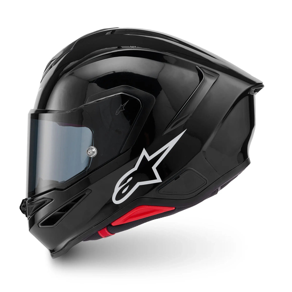 Alpinestars S-R7 Solid Gloss Black FREE UK Delivery, FREE 365 Day Returns | Moto Central