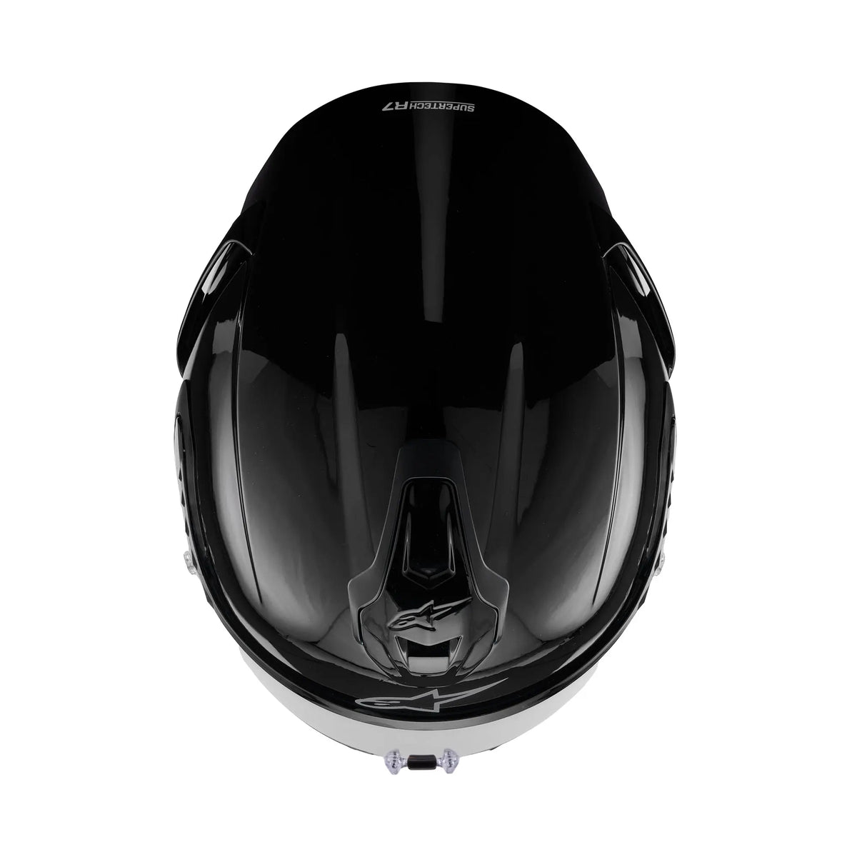 Alpinestars S-R7 Solid Gloss Black FREE UK Delivery, FREE 365 Day Returns | Moto Central