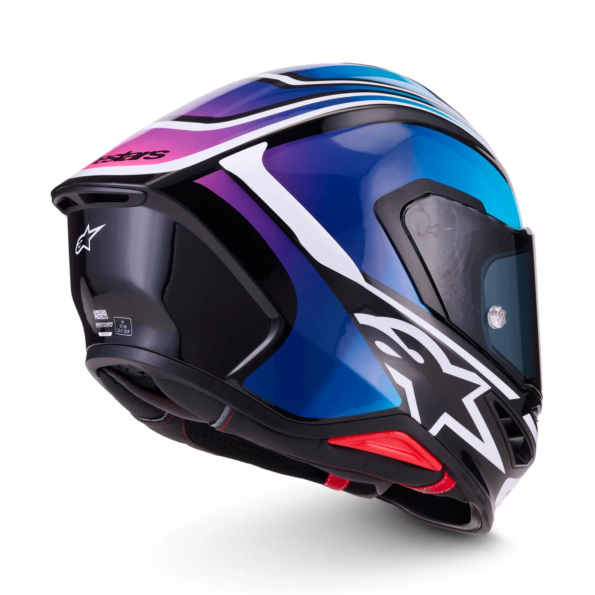 Alpinestars S-R7 Zeal Black / Pink / Fluo White FREE UK Delivery, FREE 365 Day Returns | Moto Central