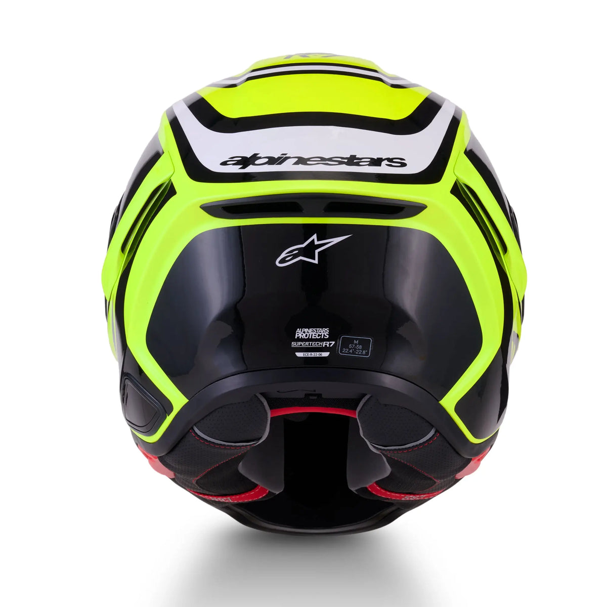 Alpinestars S-R7 Zeal Fluo Yellow / Black / White FREE UK Delivery, FREE 365 Day Returns | Moto Central