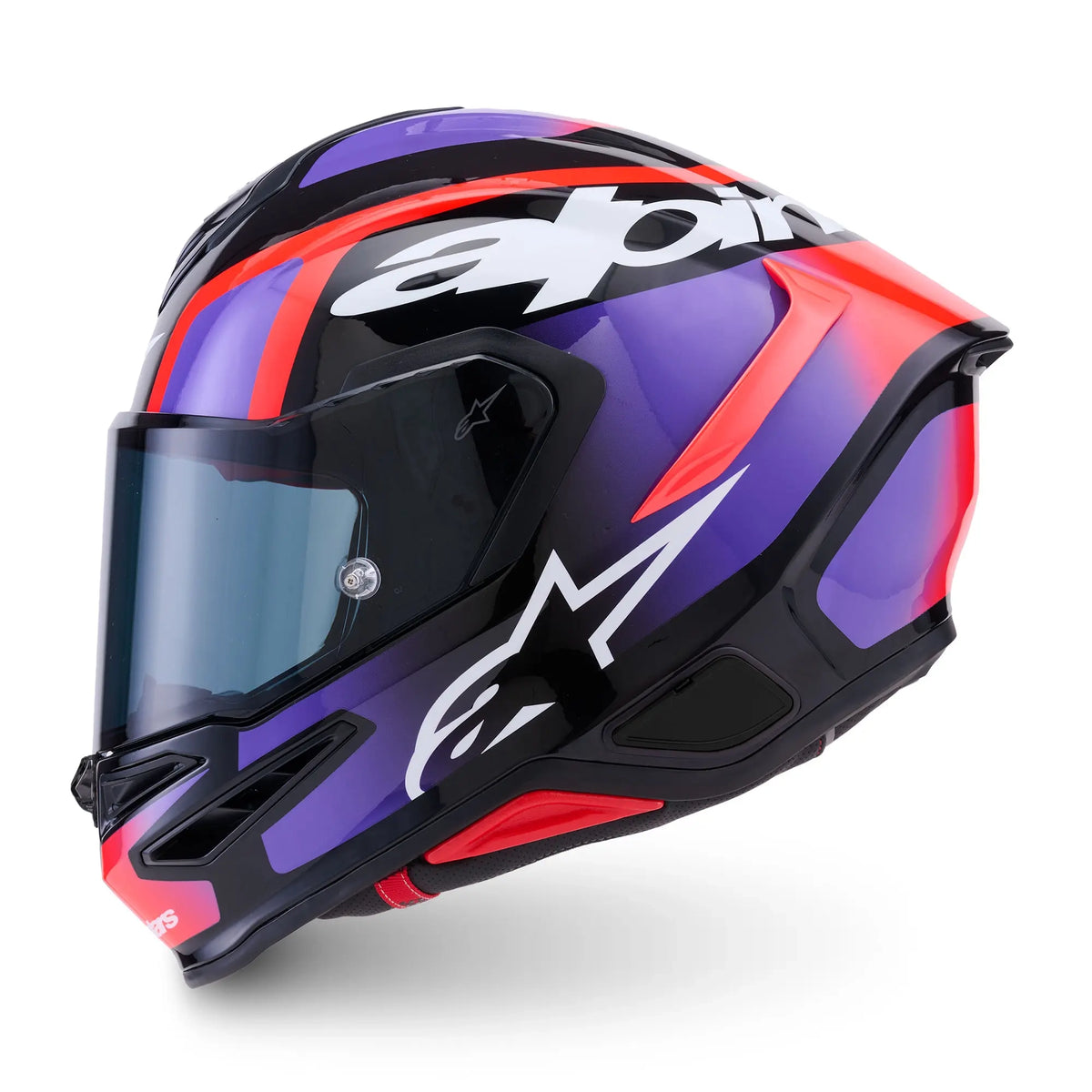 Alpinestars S-R7 Lumen Black / Purple / Fluo Red / White FREE UK Delivery, FREE 365 Day Returns | Moto Central