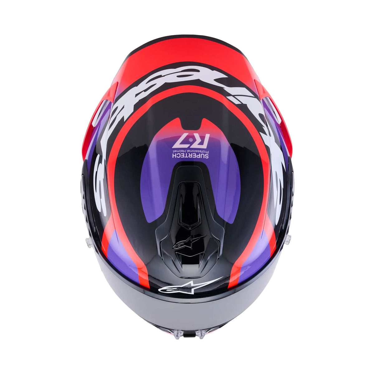Alpinestars S-R7 Lumen Black / Purple / Fluo Red / White FREE UK Delivery, FREE 365 Day Returns | Moto Central