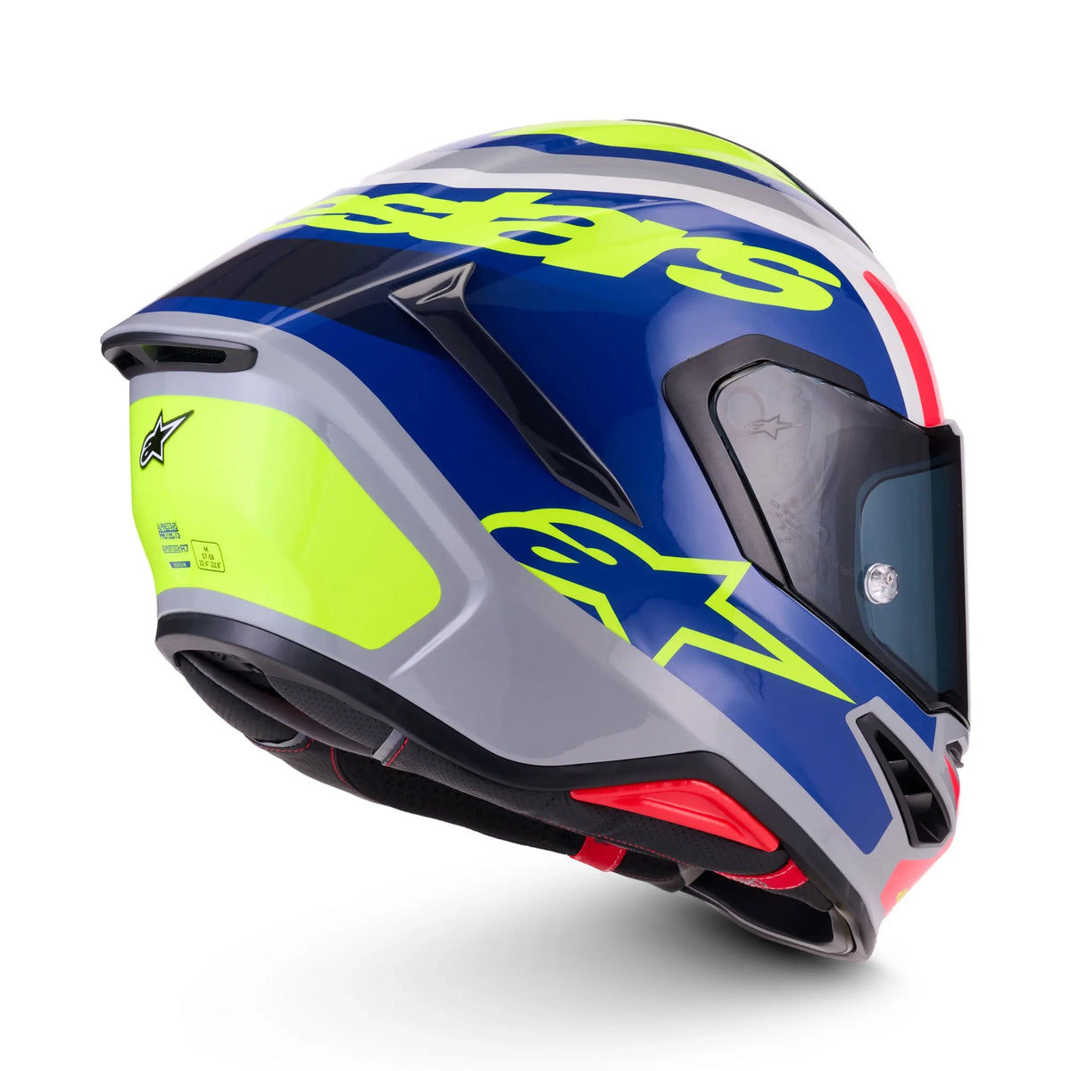 Alpinestars S-R7 Lumen Silver / Black / Pink / Fluo Yellow FREE UK Delivery, FREE 365 Day Returns | Moto Central