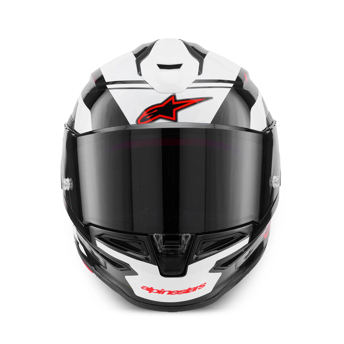 Alpinestars S-R7 A-Core Gloss Black / White / Red FREE UK Delivery, FREE 365 Day Returns | Moto Central