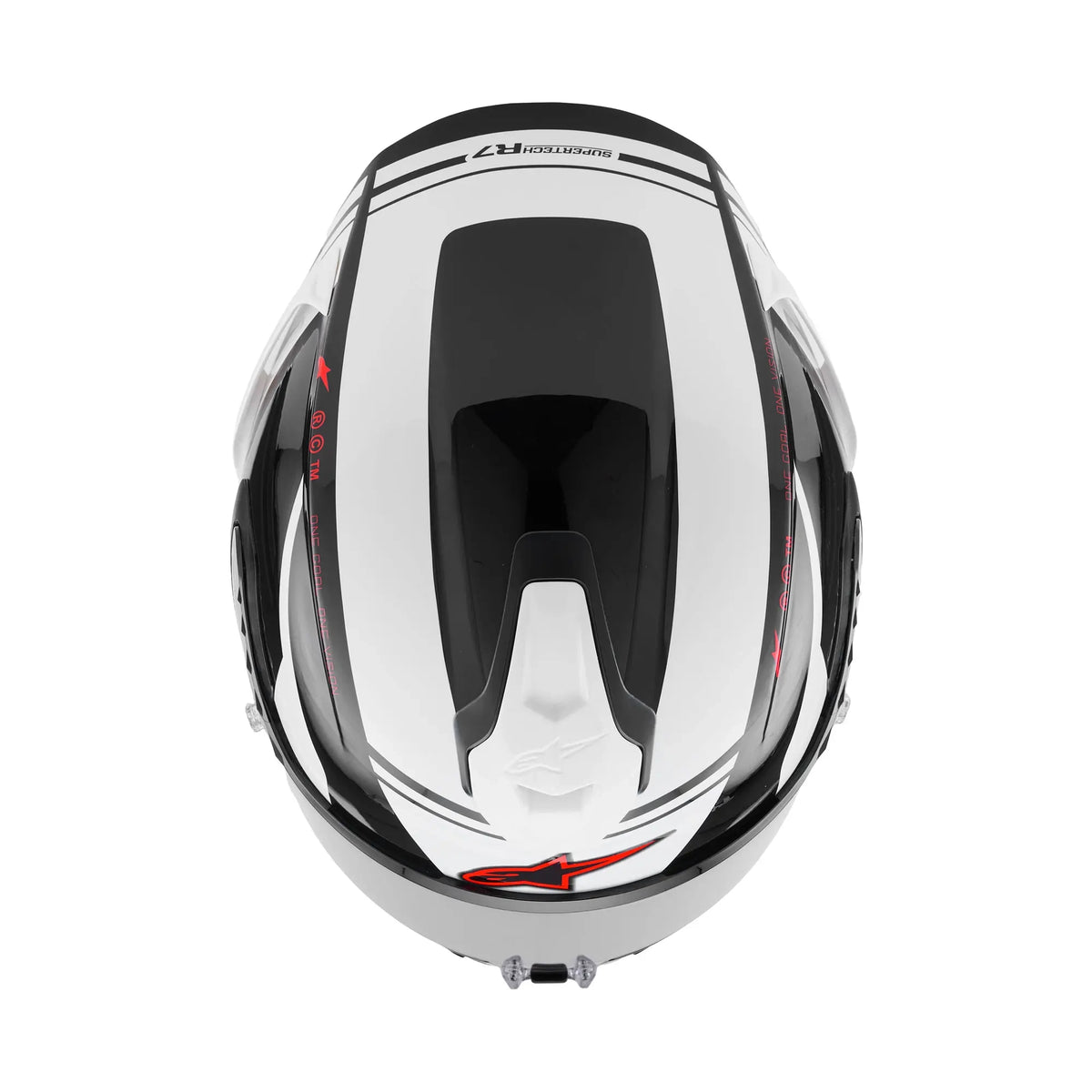 Alpinestars S-R7 A-Core Gloss Black / White / Red FREE UK Delivery, FREE 365 Day Returns | Moto Central