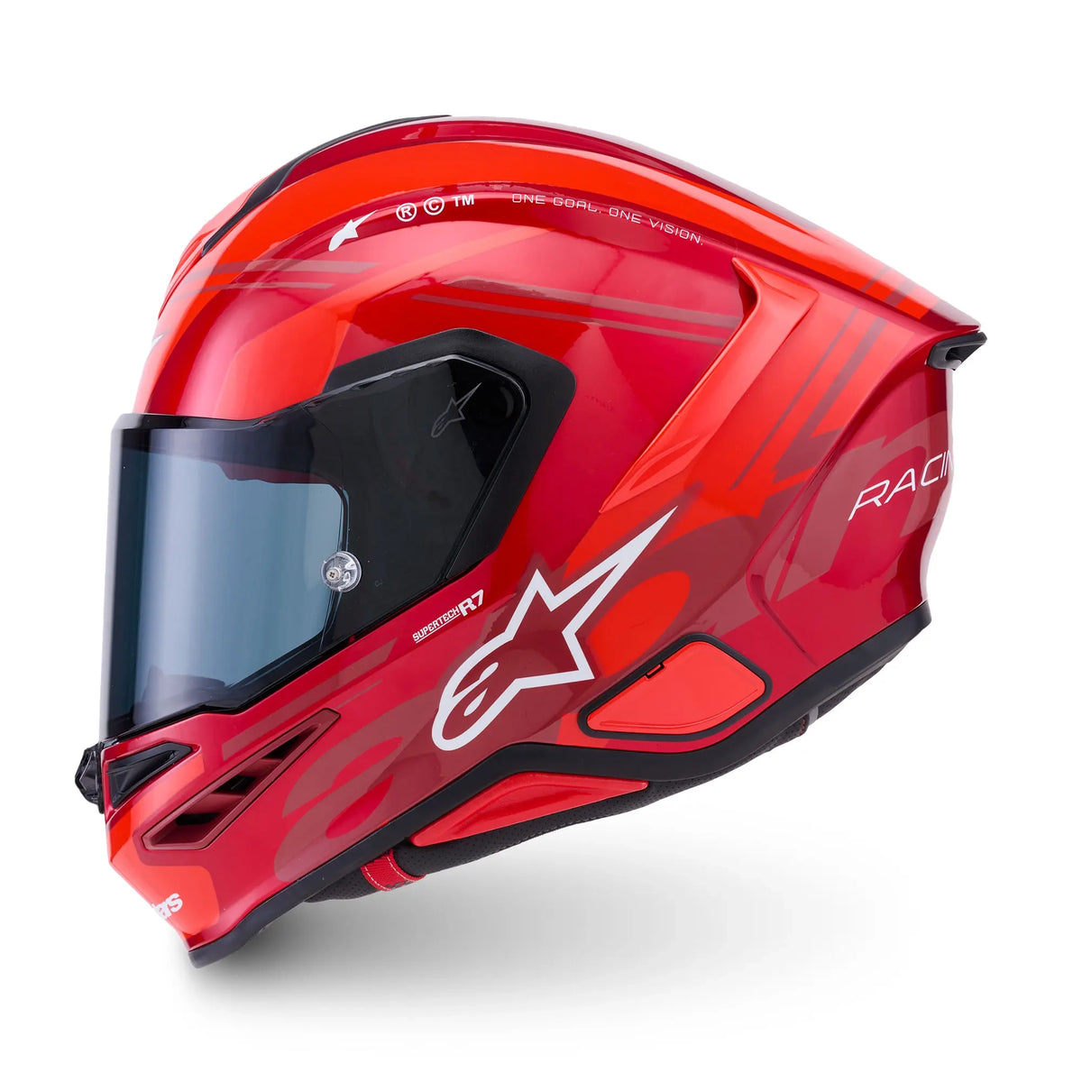 Alpinestars S-R7 A-Core Gloss Red / White FREE UK Delivery, FREE 365 Day Returns | Moto Central