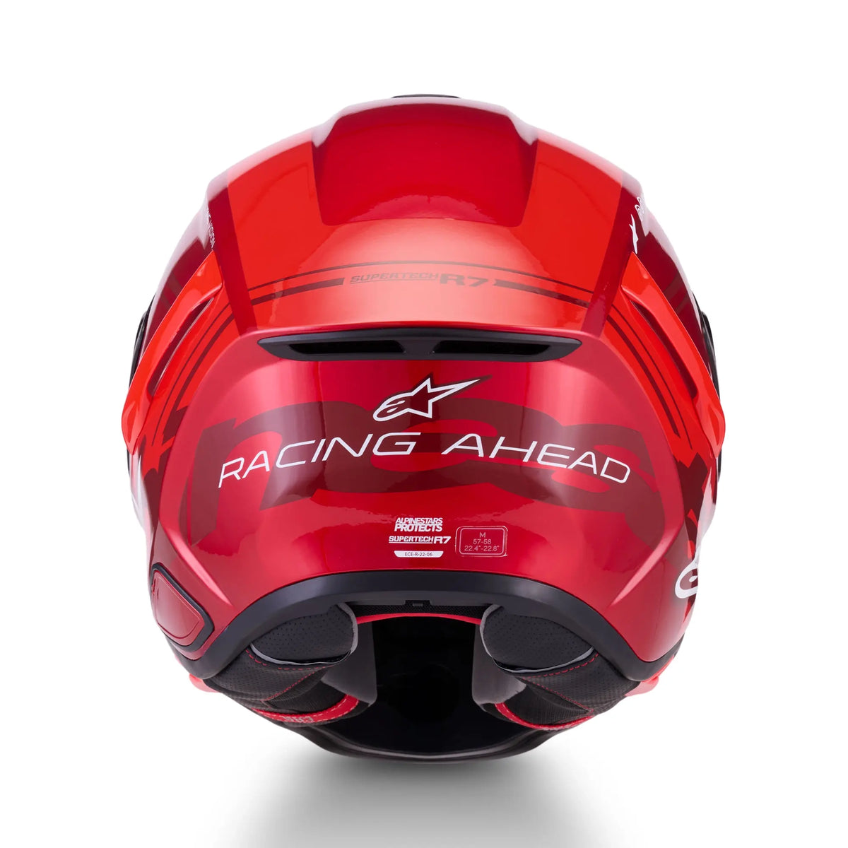 Alpinestars S-R7 A-Core Gloss Red / White FREE UK Delivery, FREE 365 Day Returns | Moto Central