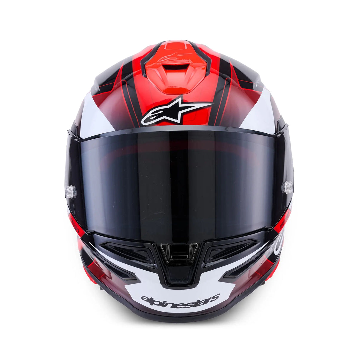 Alpinestars S-R7 Kinetis Gloss Black / Red / White FREE UK Delivery, FREE 365 Day Returns | Moto Central