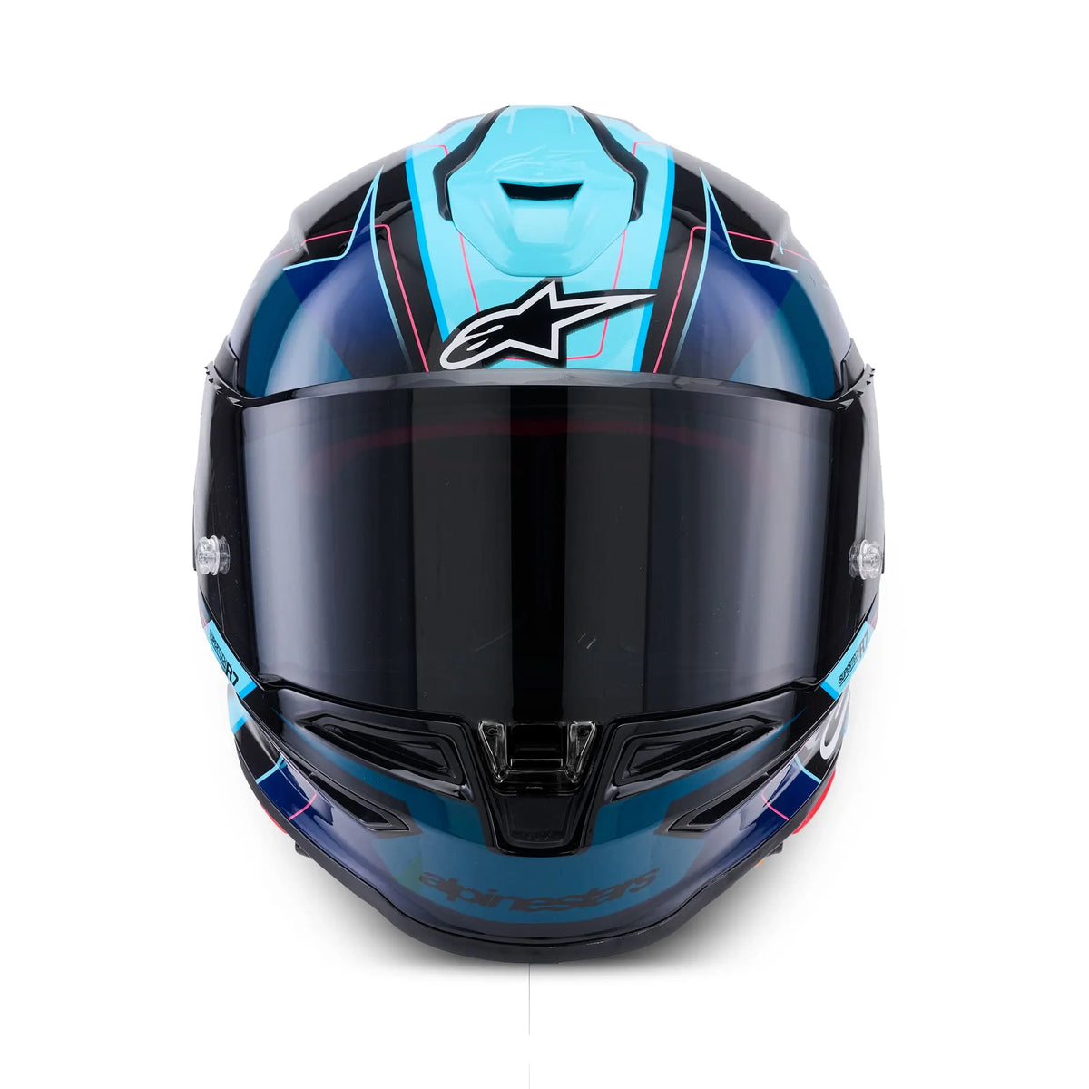 Alpinestars S-R7 Kinetis Black / Blue / Fluo Pink / White FREE UK Delivery, FREE 365 Day Returns | Moto Central