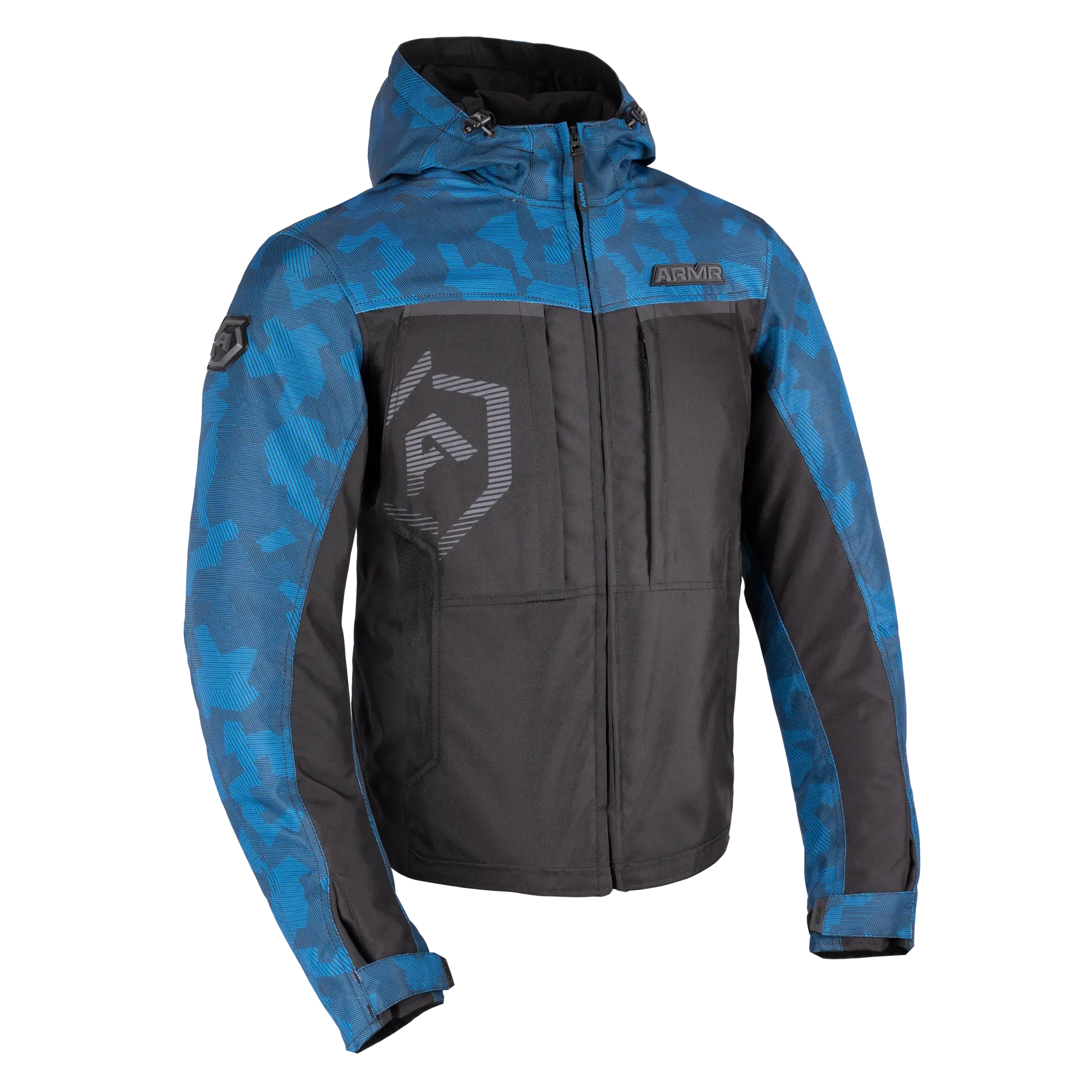 ARMR Suko 1.0 Waterproof Textile Jacket Blue / Camo