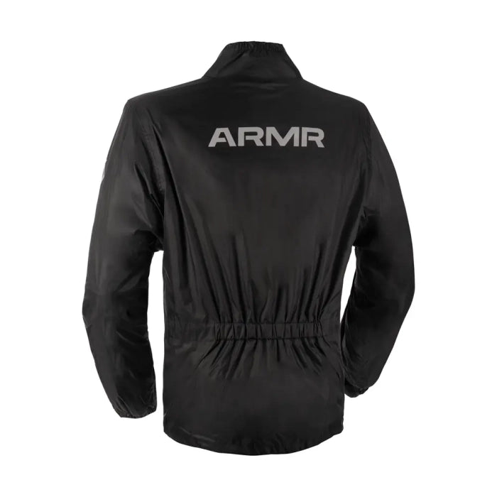 ARMR Dryguard Waterproof Over Jacket Black FREE UK Delivery, FREE 365 Day Returns | Moto Central