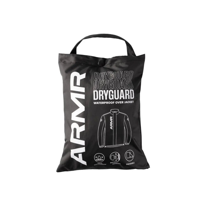 ARMR Dryguard Waterproof Over Jacket Black FREE UK Delivery, FREE 365 Day Returns | Moto Central