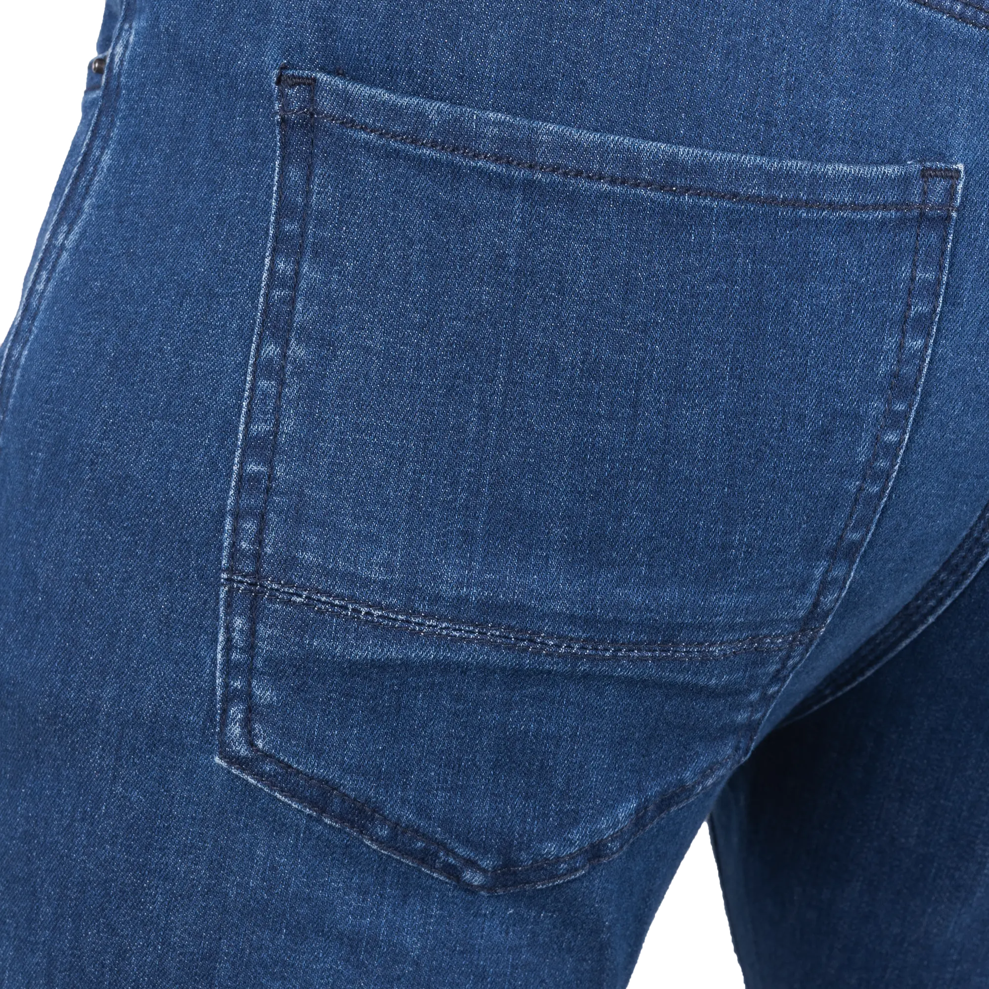 Oxford Original Approved Super Stretch Slim Fit Jeans Mid Blue