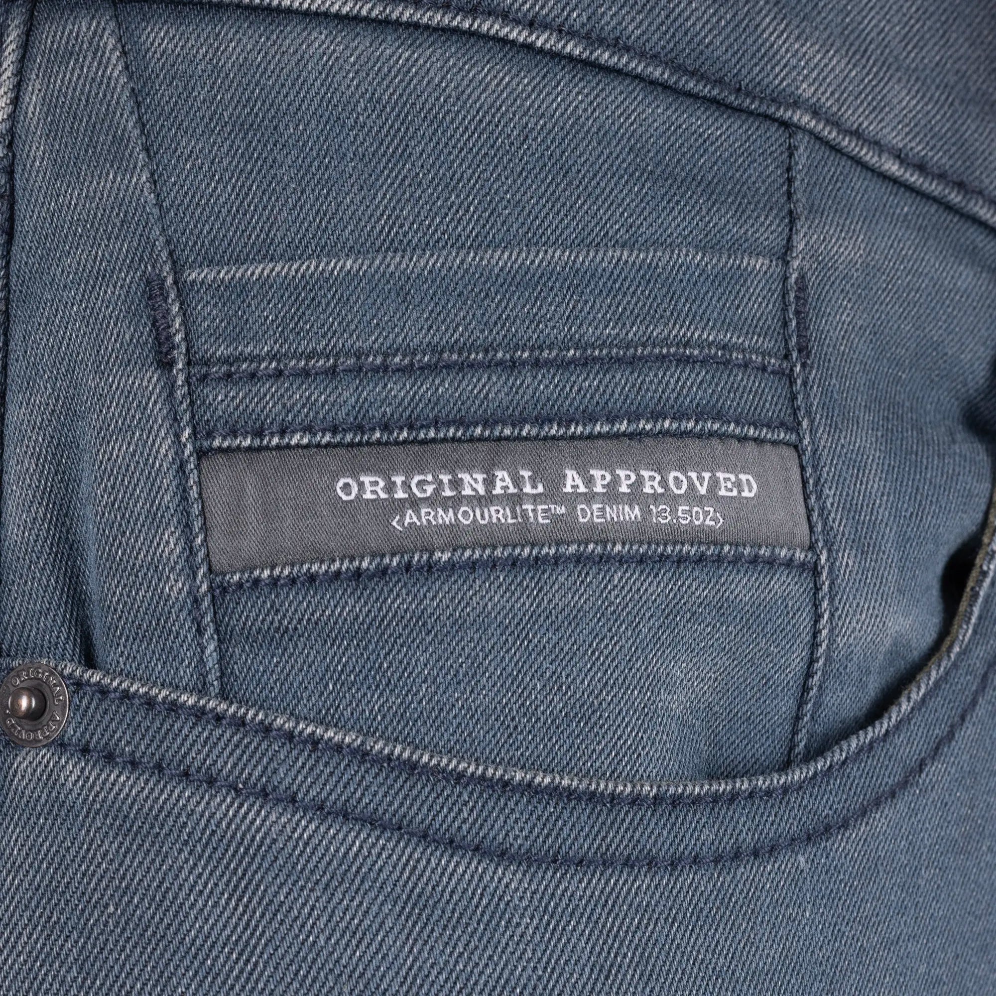 Oxford Original Approved Super Stretch Slim Fit Jeans Petrol Blue