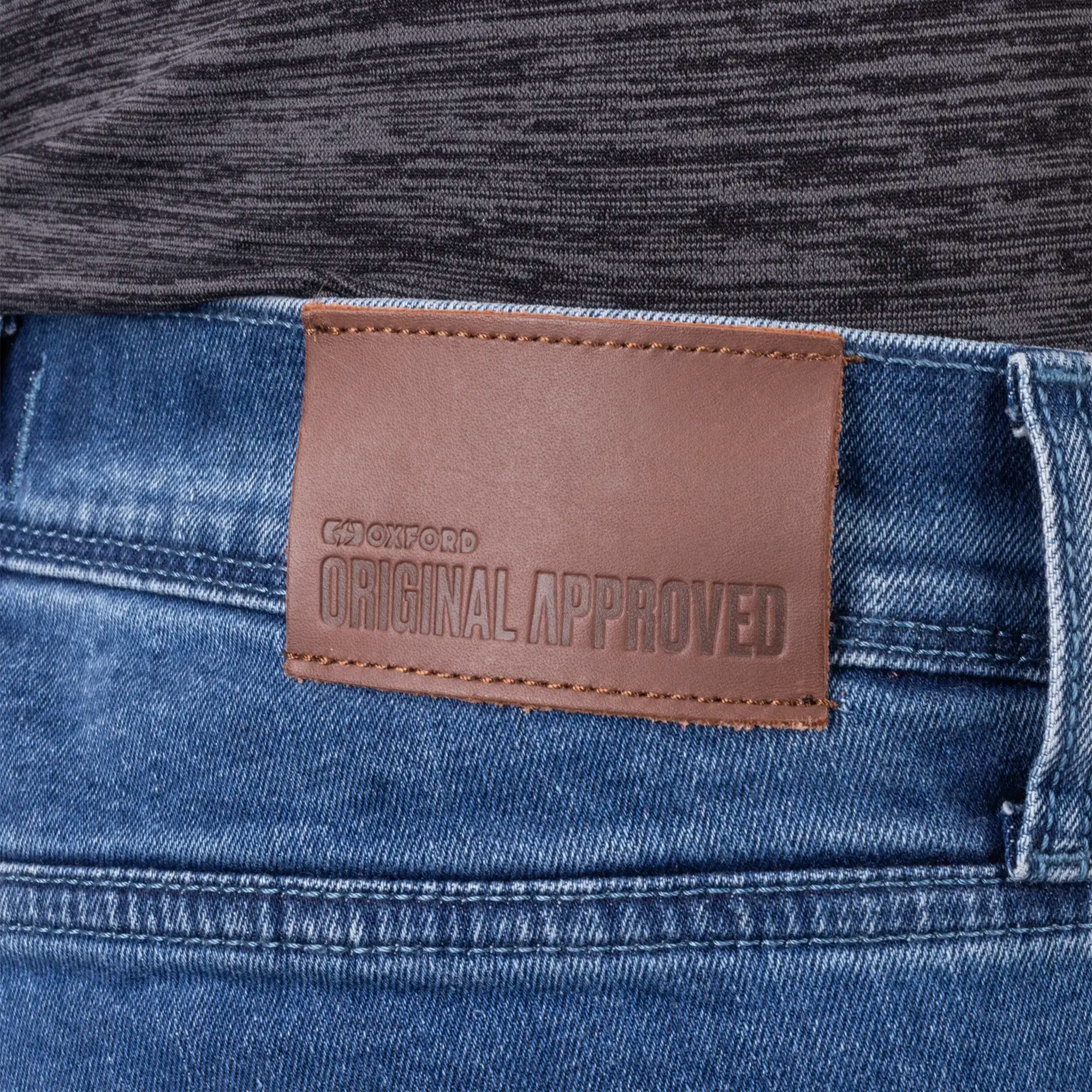Oxford Original Approved Tailor AA Slim Jeans Mid Blue