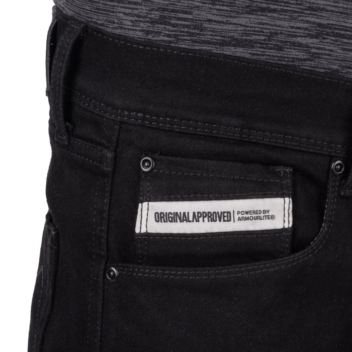 Oxford Original Approved Tailor AA Straight Jeans Black FREE UK Delivery, FREE 365 Day Returns | Moto Central