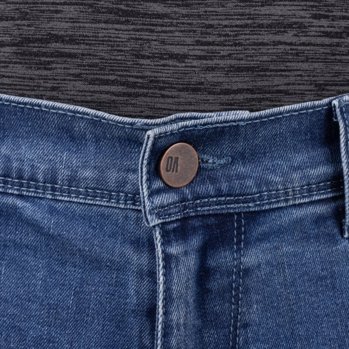 Oxford Original Approved Tailor AA Straight Jeans Mid Blue FREE UK Delivery, FREE 365 Day Returns | Moto Central