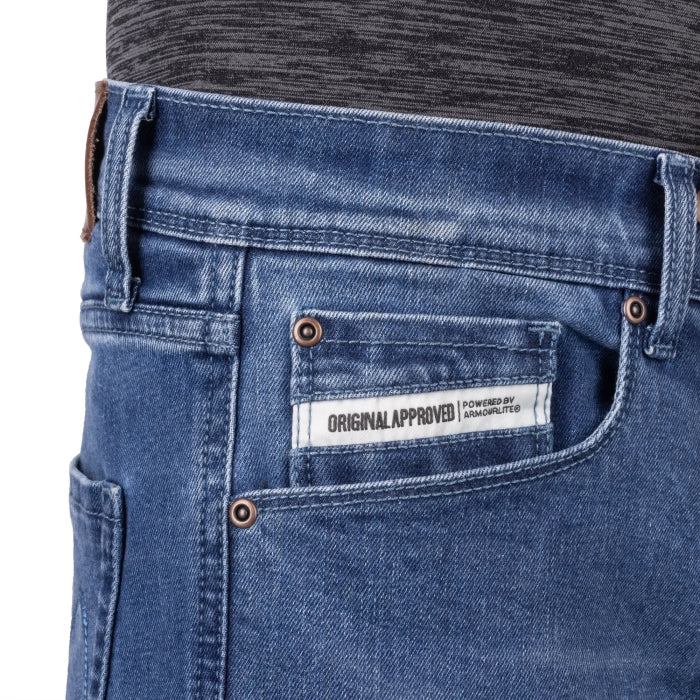 Oxford Original Approved Tailor AA Straight Jeans Mid Blue FREE UK Delivery, FREE 365 Day Returns | Moto Central