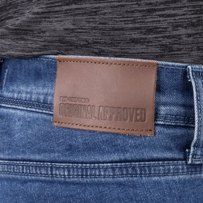 Oxford Original Approved Tailor AA Straight Jeans Mid Blue FREE UK Delivery, FREE 365 Day Returns | Moto Central