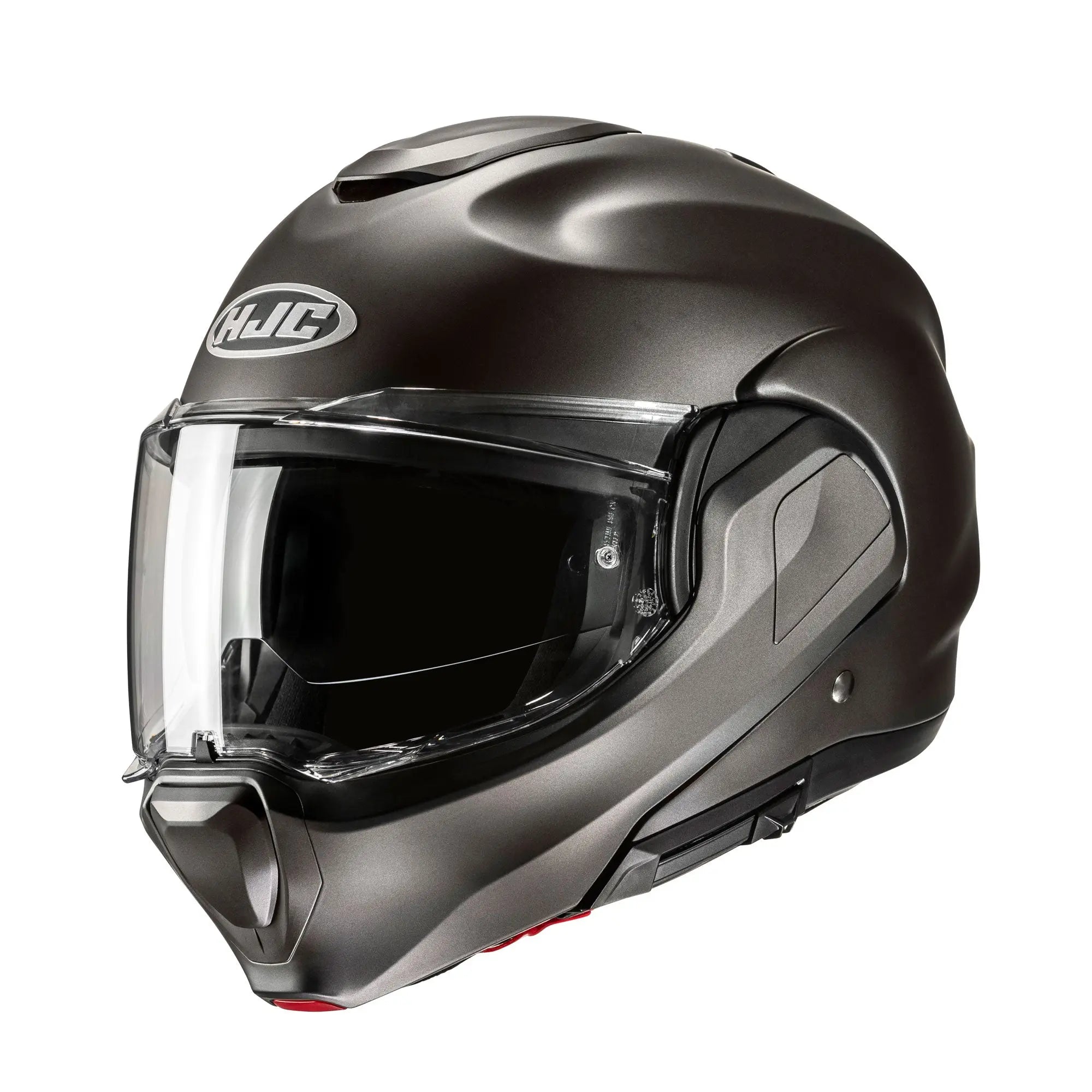 HJC F100 Semi Flat Titanium  - FREE UK Shipping, FREE 365 Day Returns | Moto Central