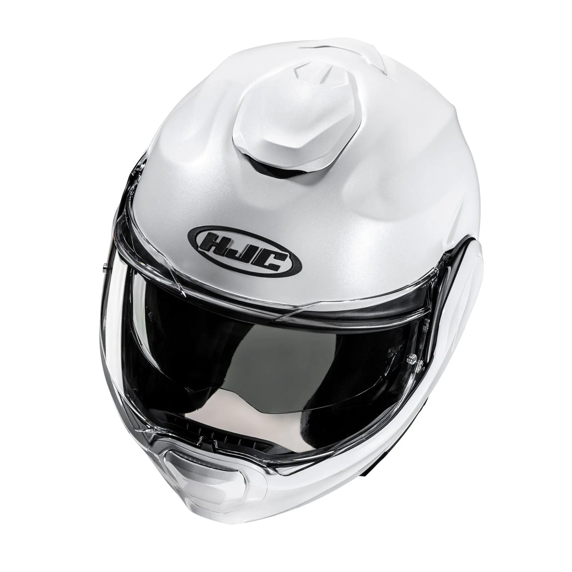 HJC F100 Pearl White - FREE UK Shipping, FREE 365 Day Returns | Moto Central