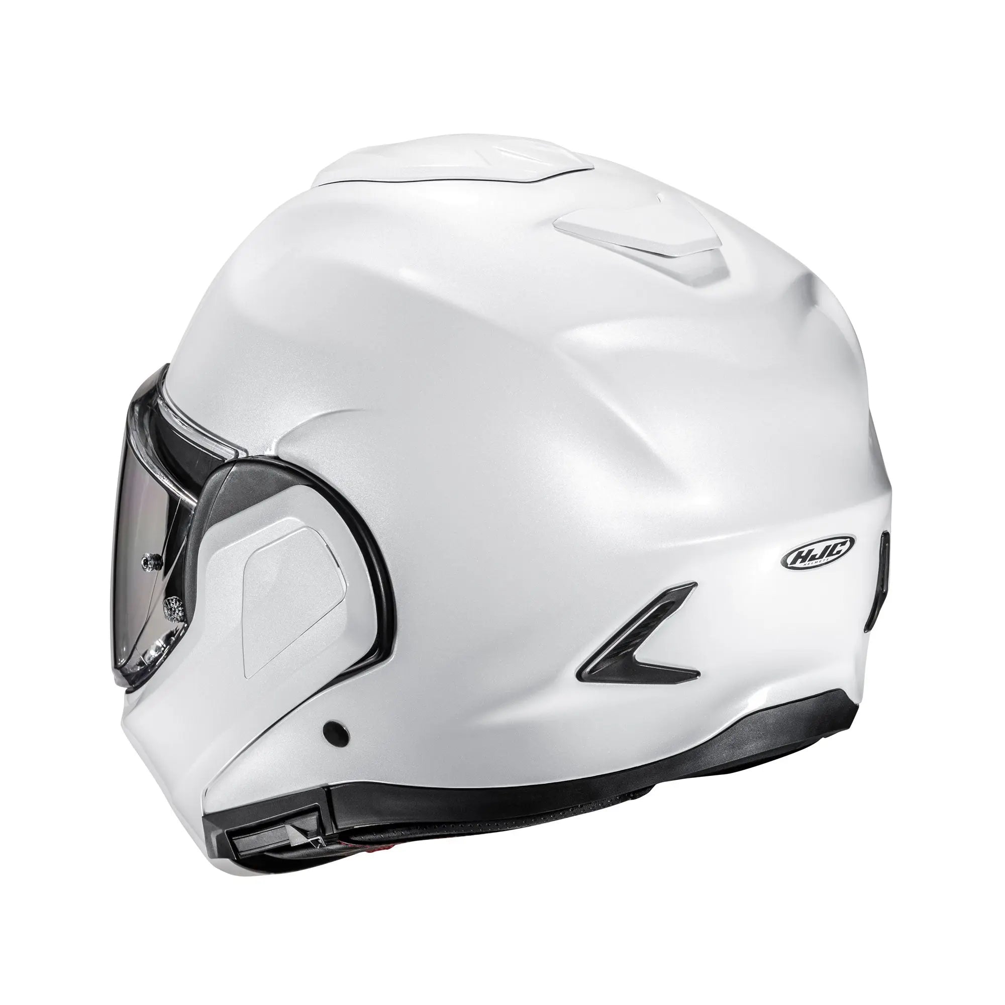 HJC F100 Pearl White - FREE UK Shipping, FREE 365 Day Returns | Moto Central