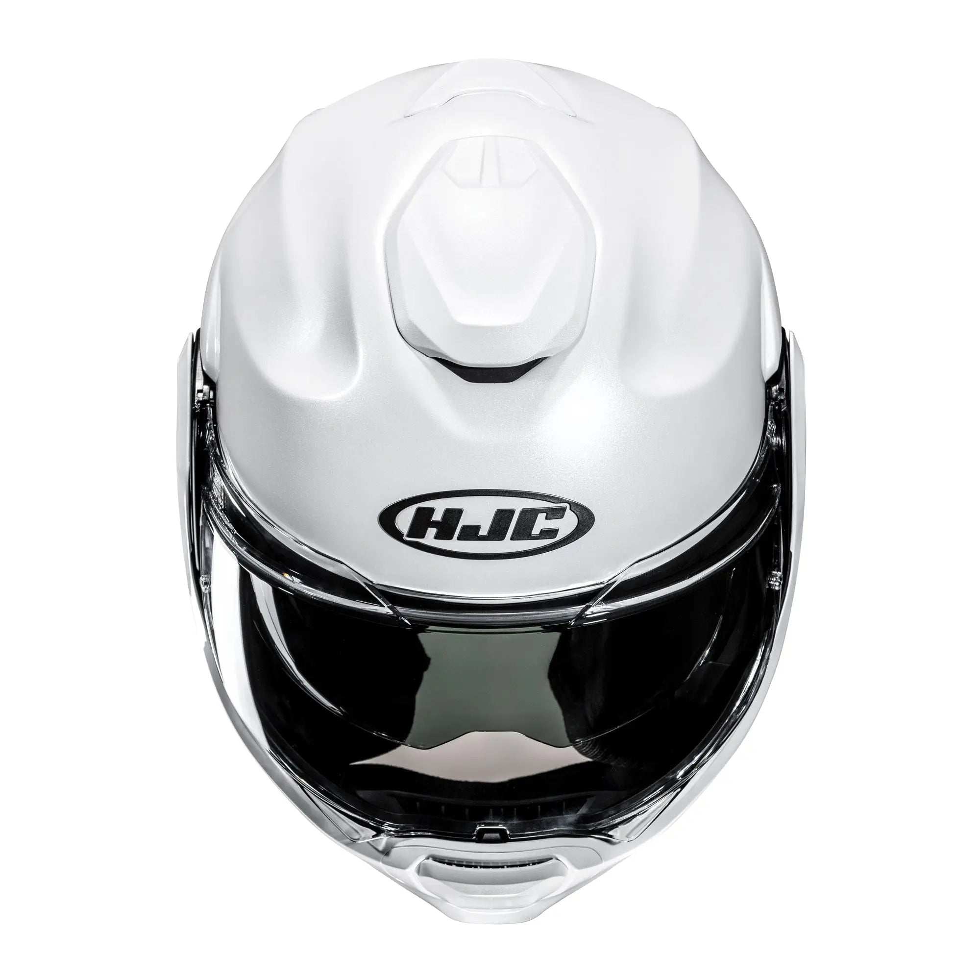 HJC F100 Pearl White - FREE UK Shipping, FREE 365 Day Returns | Moto Central