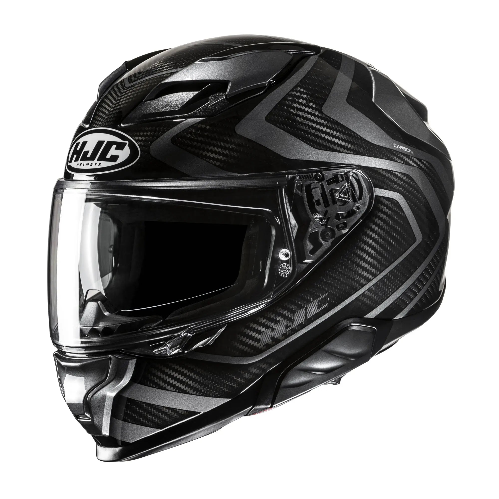 HJC F71 Carbon Nevio MC5 Black  - FREE UK Shipping, FREE 365 Day Returns | Moto Central
