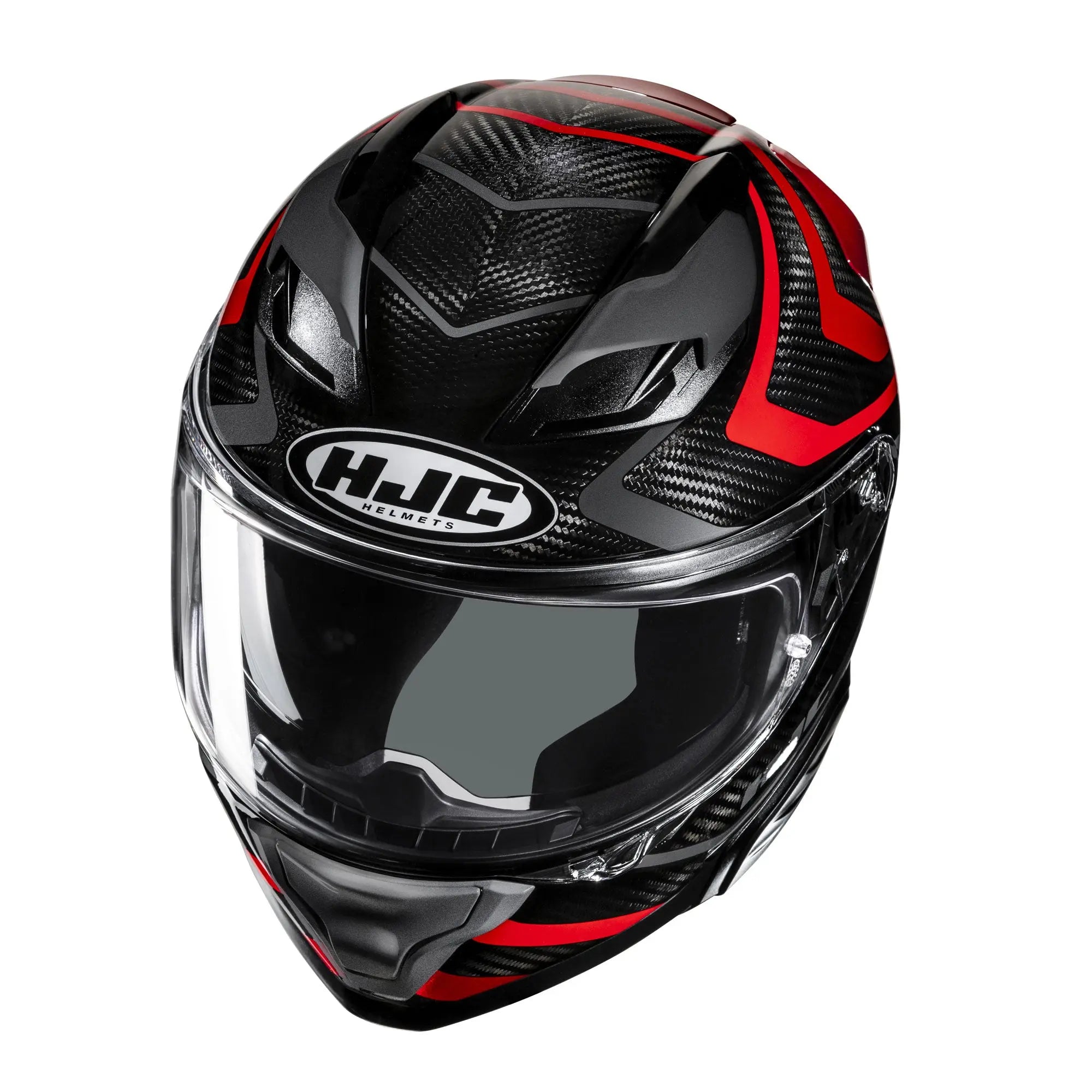 HJC F71 Carbon Nevio MC1 Red - FREE UK Shipping, FREE 365 Day Returns | Moto Central