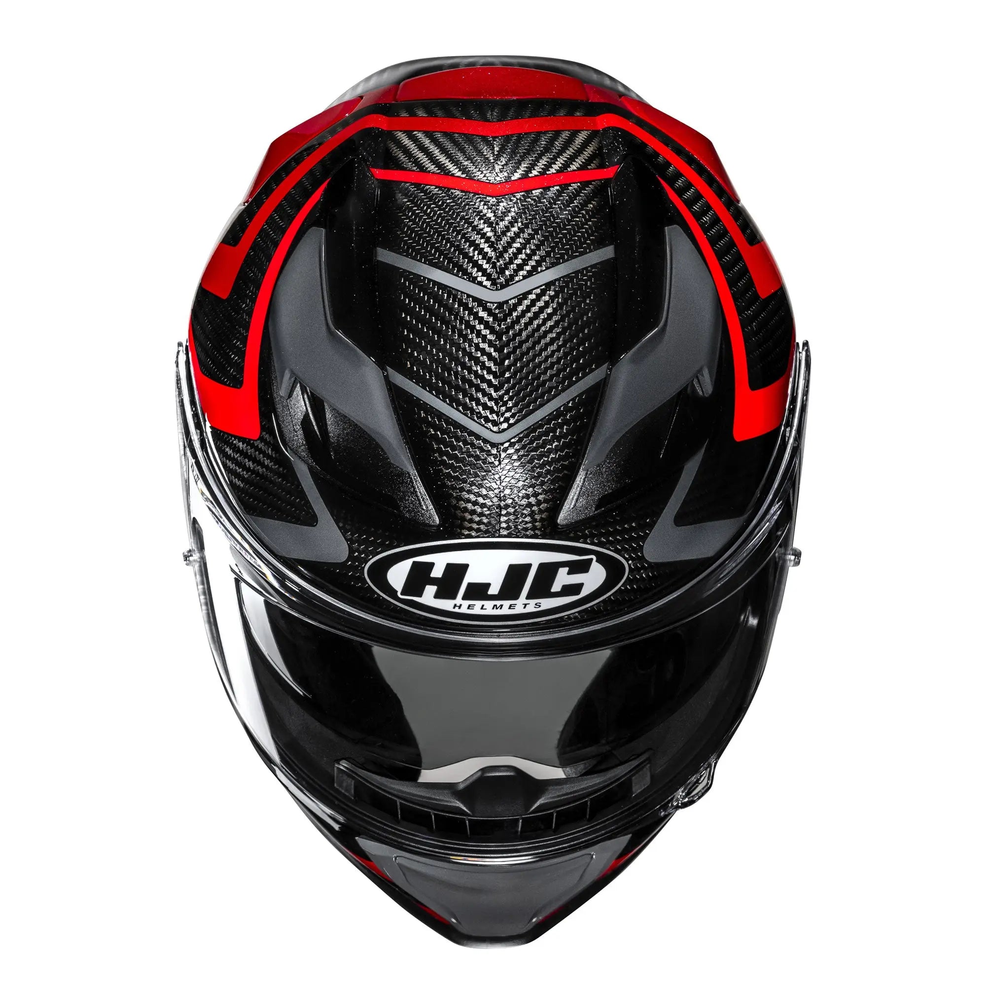 HJC F71 Carbon Nevio MC1 Red - FREE UK Shipping, FREE 365 Day Returns | Moto Central