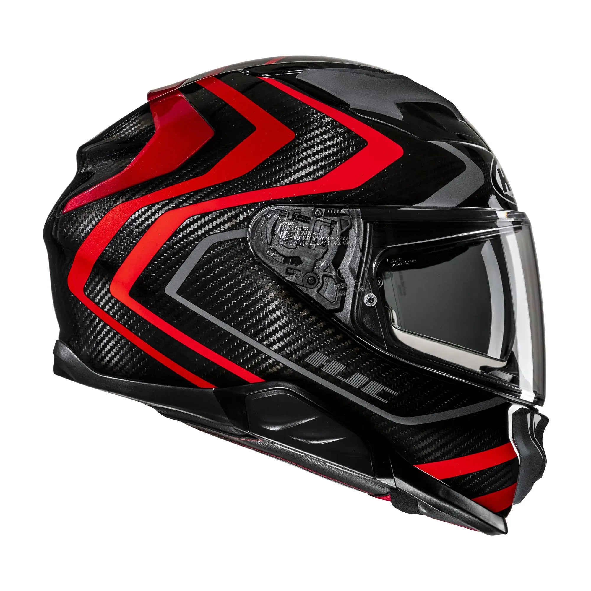 HJC F71 Carbon Nevio MC1 Red - FREE UK Shipping, FREE 365 Day Returns | Moto Central