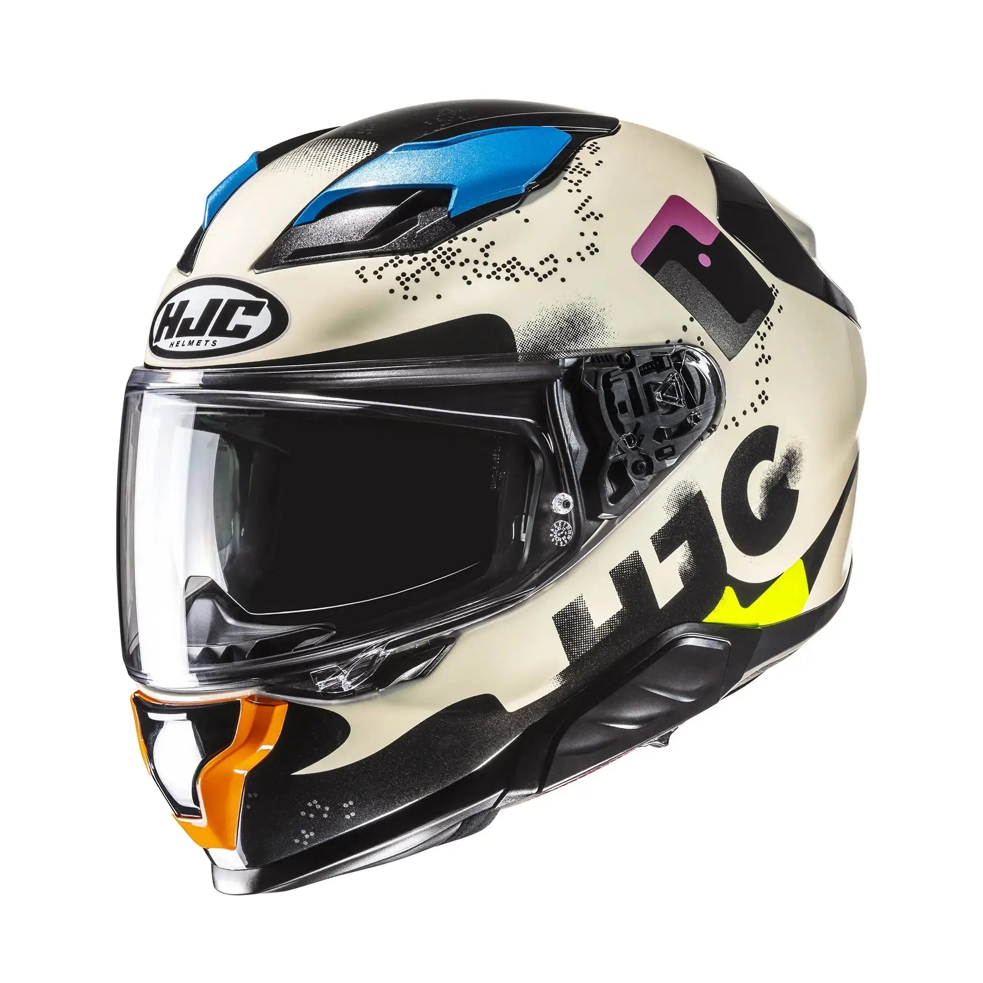 HJC F71 Faco MC28 Blue / Purple / White FREE UK Delivery, FREE 365 Day Returns | Moto Central