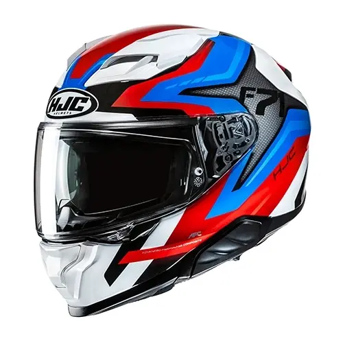 HJC F71 Fes MC21 White / Blue / Red FREE UK Delivery, FREE 365 Day Returns | Moto Central