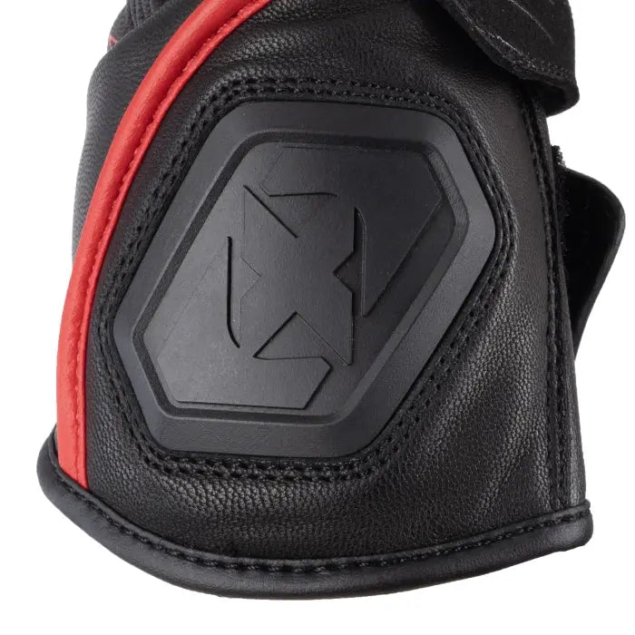 Oxford RP-5 3.0 Leather Gloves Black / White / Red FREE UK Delivery, FREE 365 Day Returns | Moto Central