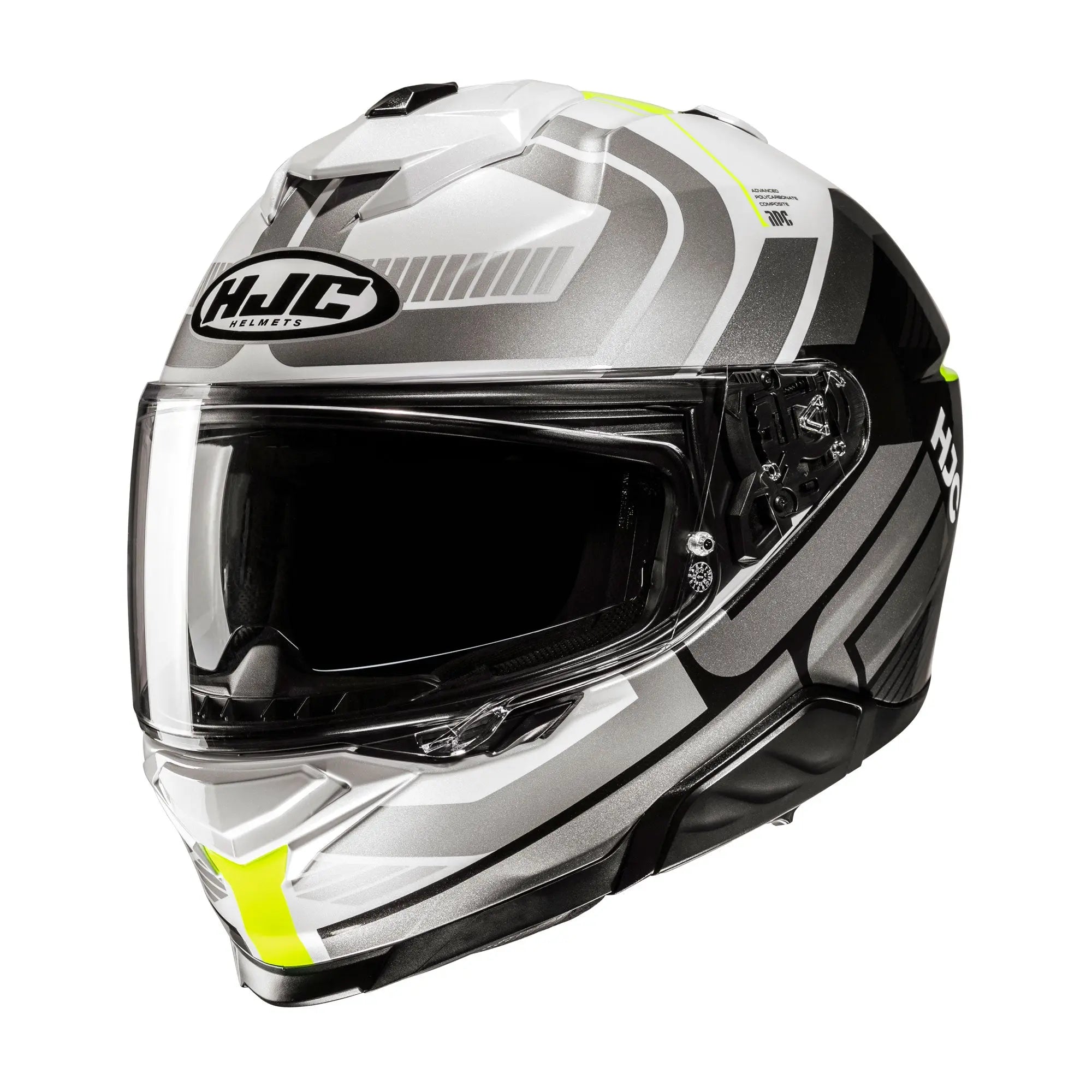 HJC i71 Viz MC3H Fluo Yellow  - FREE UK Shipping, FREE 365 Day Returns | Moto Central