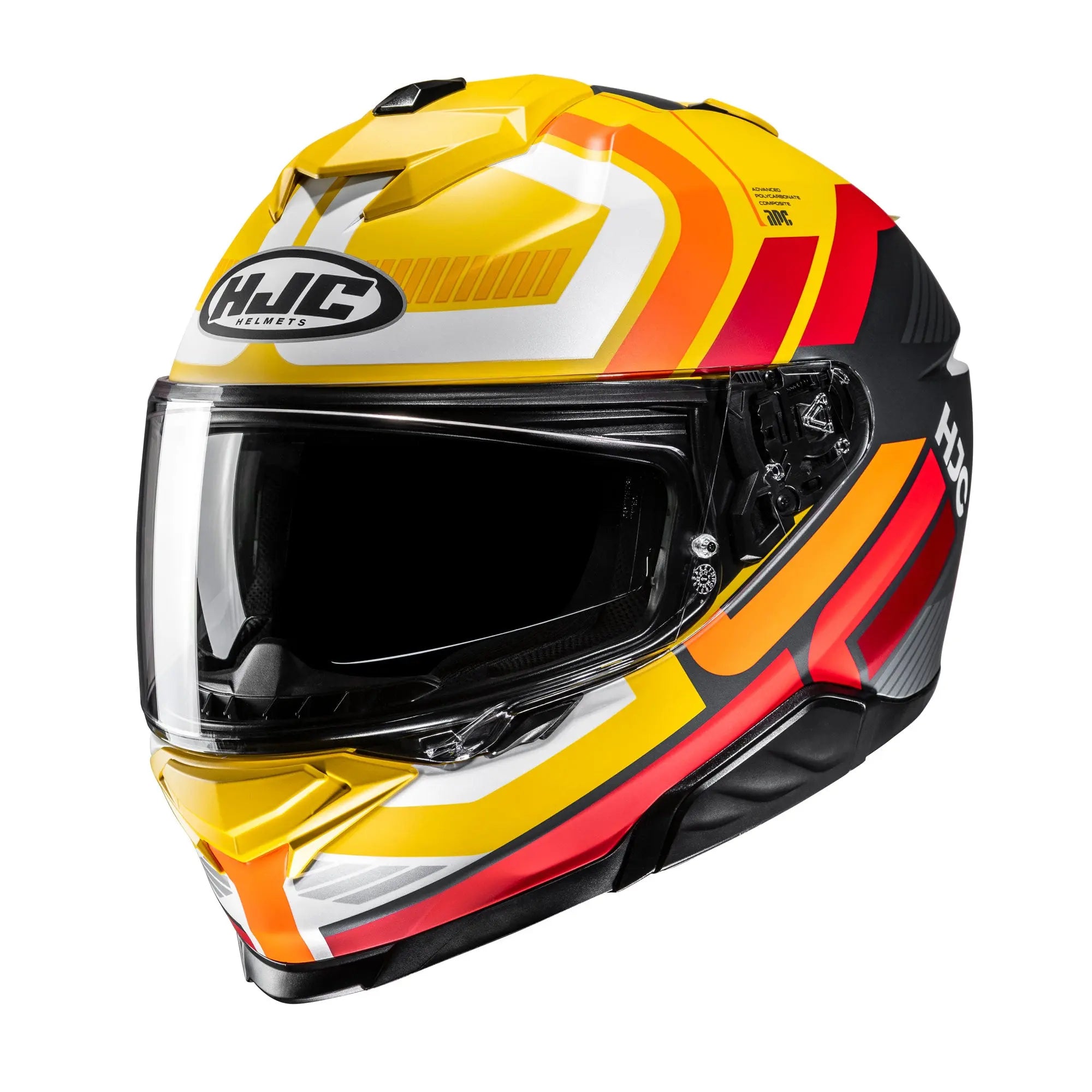 HJC i71 Viz MC3SF Yellow  - FREE UK Shipping, FREE 365 Day Returns | Moto Central